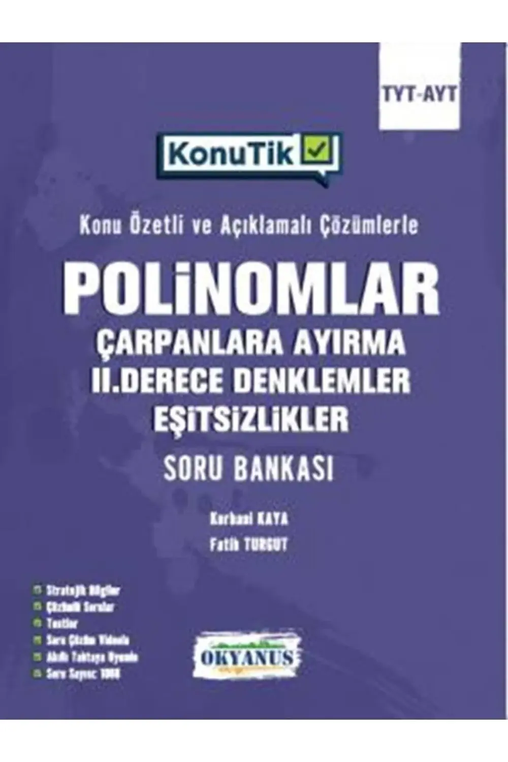 Okyanus Tyt Ayt Konutik Polinomlar Çarpanlara Ayırma