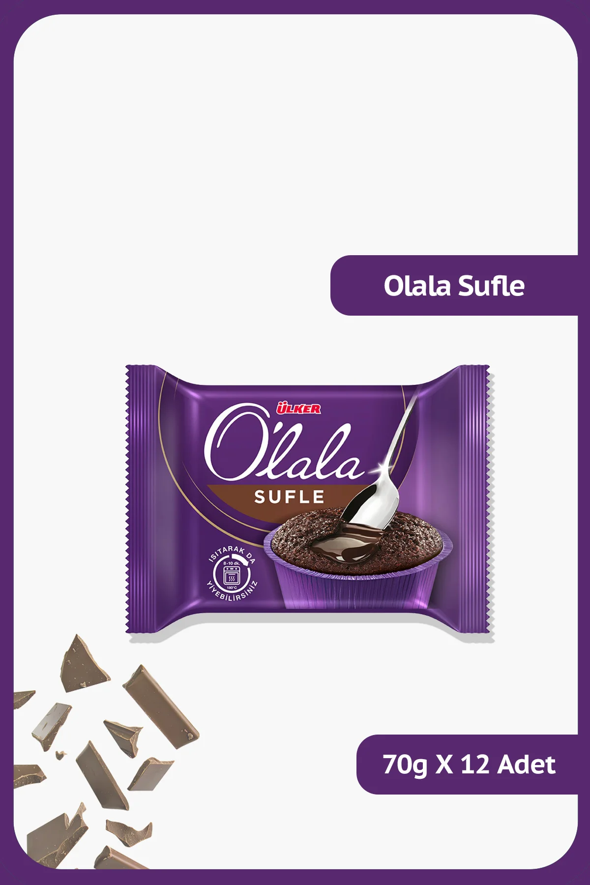 O'LALA Sufle - 70 gram - 12 Adet
