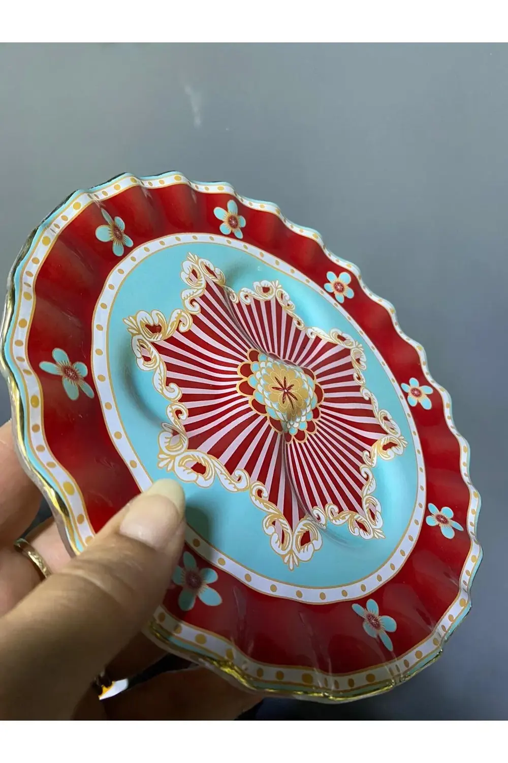 Olbia Renkli Cam Kahve Sunum Seti