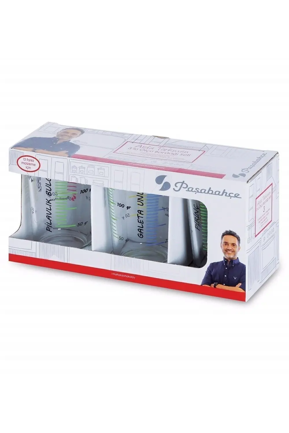 Ölçü Bardağı 3 Lü Set 200 cc