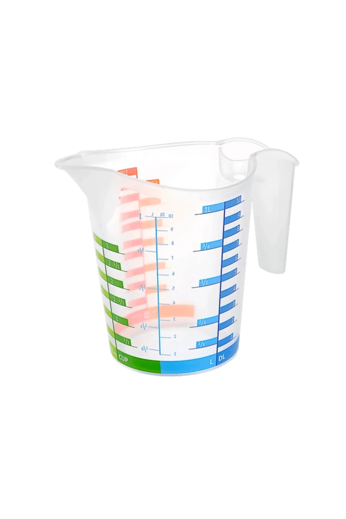 Ölçü Kabı Dereceli Renkli 1000 Ml + 300 Ml Set Ölçü Kabı Dereceli Renkli 1000 Ml + 300 Ml Set - Görsel 2