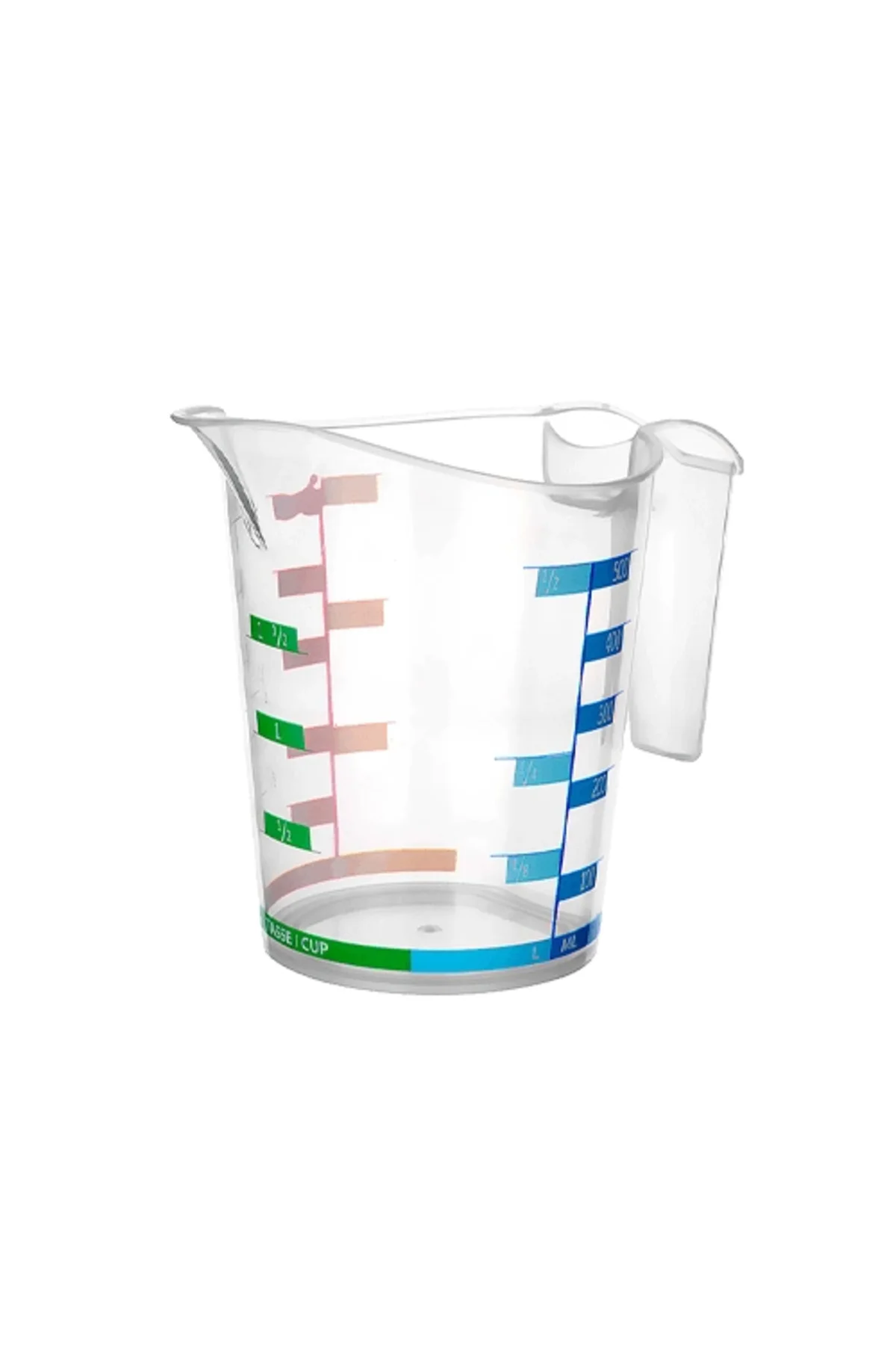 Ölçü Kabı Dereceli Renkli 1000 Ml + 500 Ml Set - Görsel 3