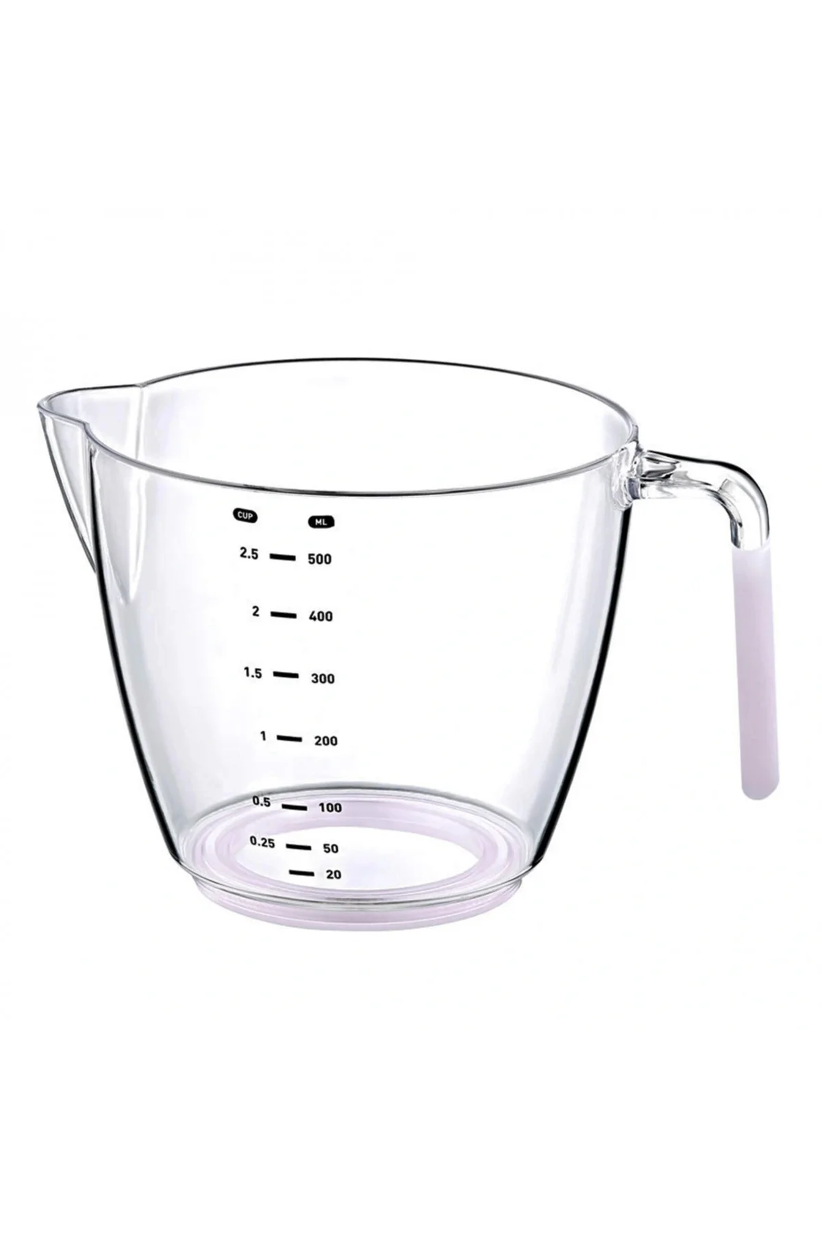 Ölçü Ve Hamur Kabı 500 Ml - Silikon Sap Ölçü Ve Hamur Kabı 500 Ml - Silikon Sap