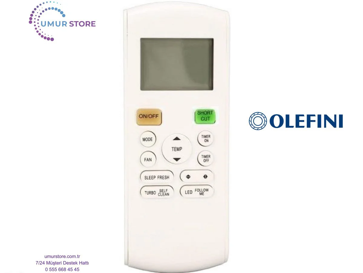 Olefini RG51C/E Uyumlu Klima Kumandası