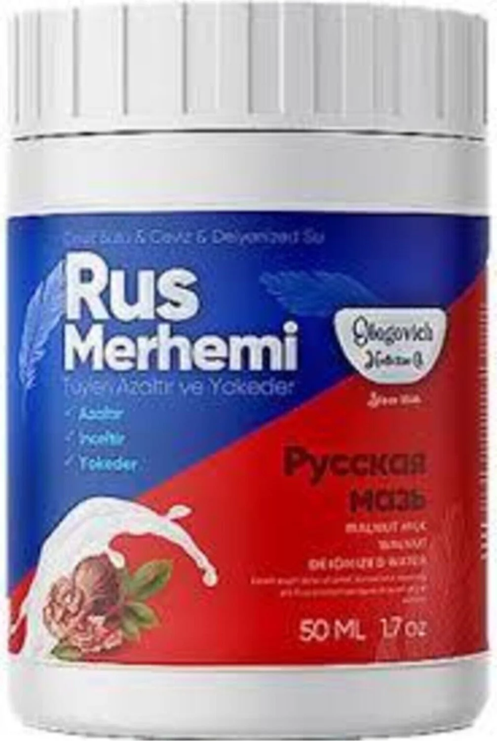 Olegovich Medicine Rus Merhemi 50 ml — Eklemler ve Kas Ağrıları İçin Doğal Ağrı Kesici Merhem