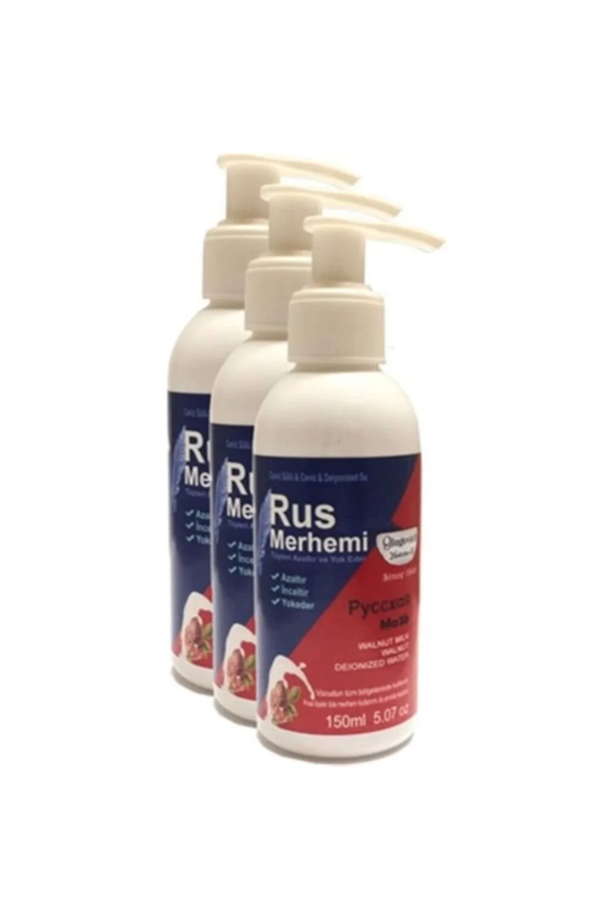 Olegovich Rus Merhemi Tüy Dökücü Azaltıcı Krem 150 ml 3'lü Paket