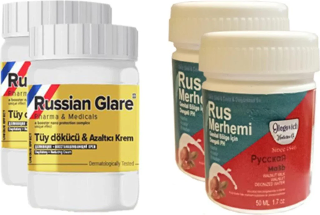 Olegovich Tüy Dökücü Azaltıcı Merhem 50 ml 2 Adet + Genital Bölge Merhemi 50 ml 2 Adet Fiyatı, Yorumları ve Özellikleri
