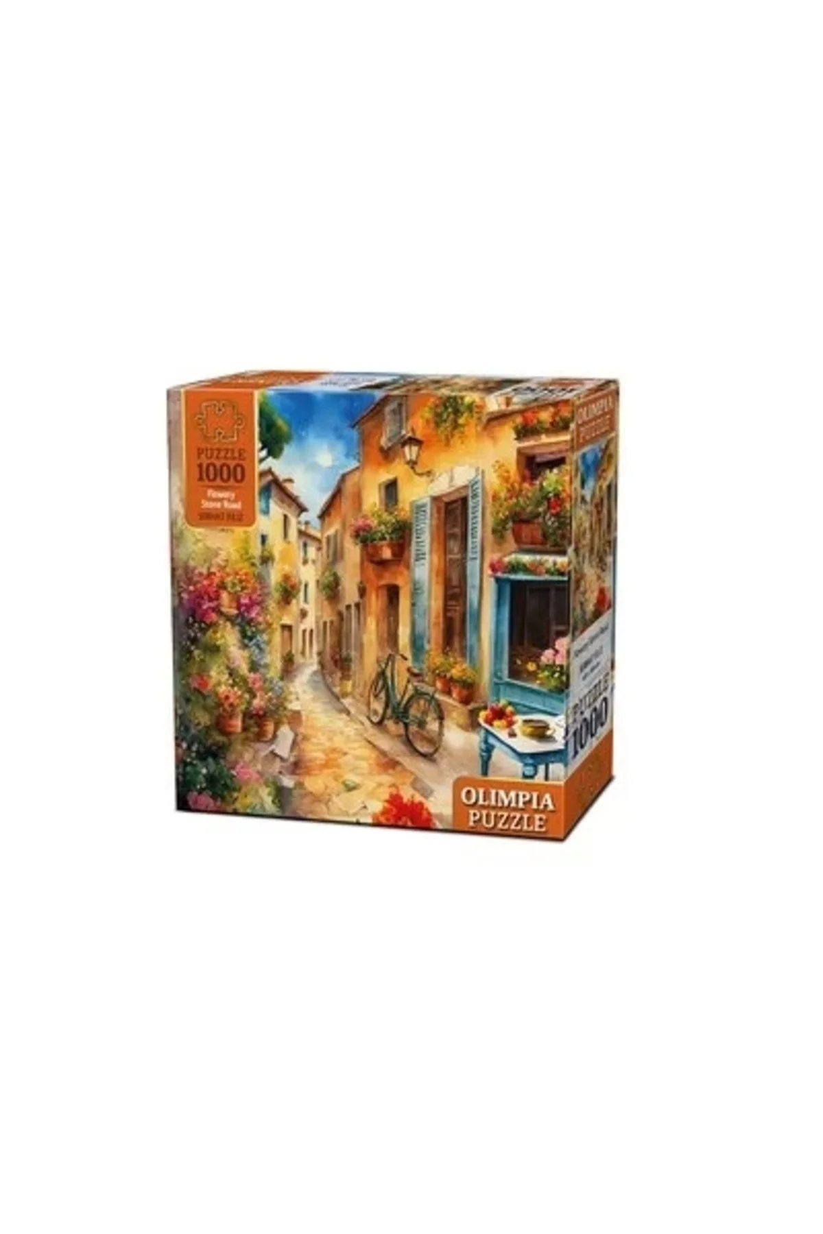 OLİMPİA FLOWERY STONE ROAD 1000 PARÇA PUZZLE