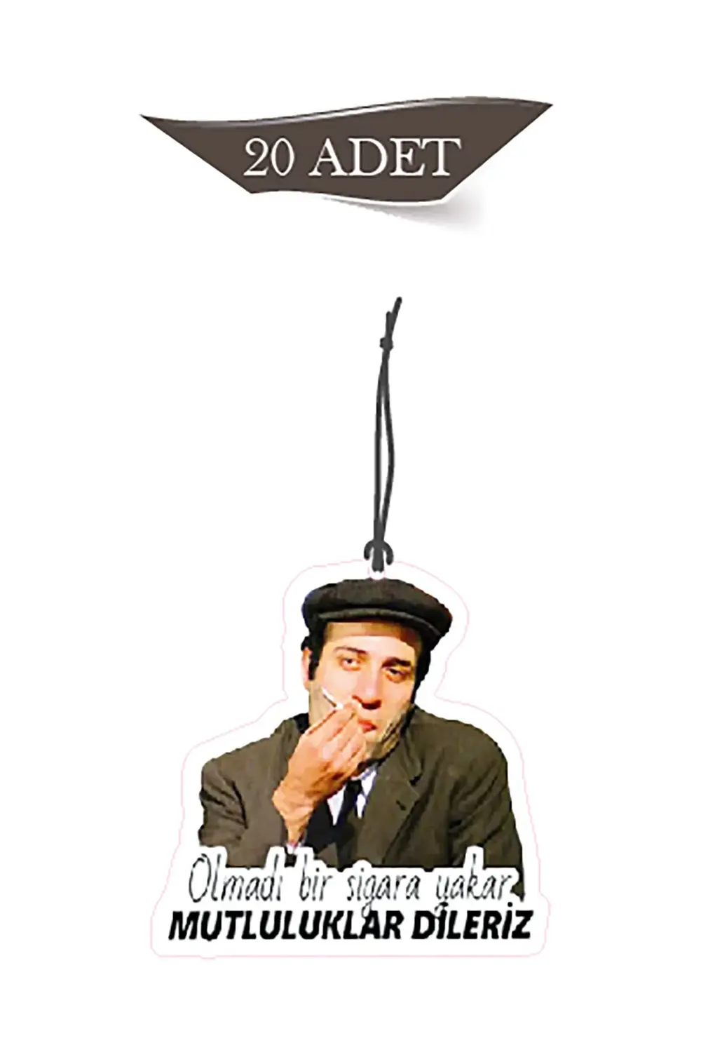 Olmadı Bir  Yakar Komik Tasarımlı 20'li Oto Kokusu ve Oto A