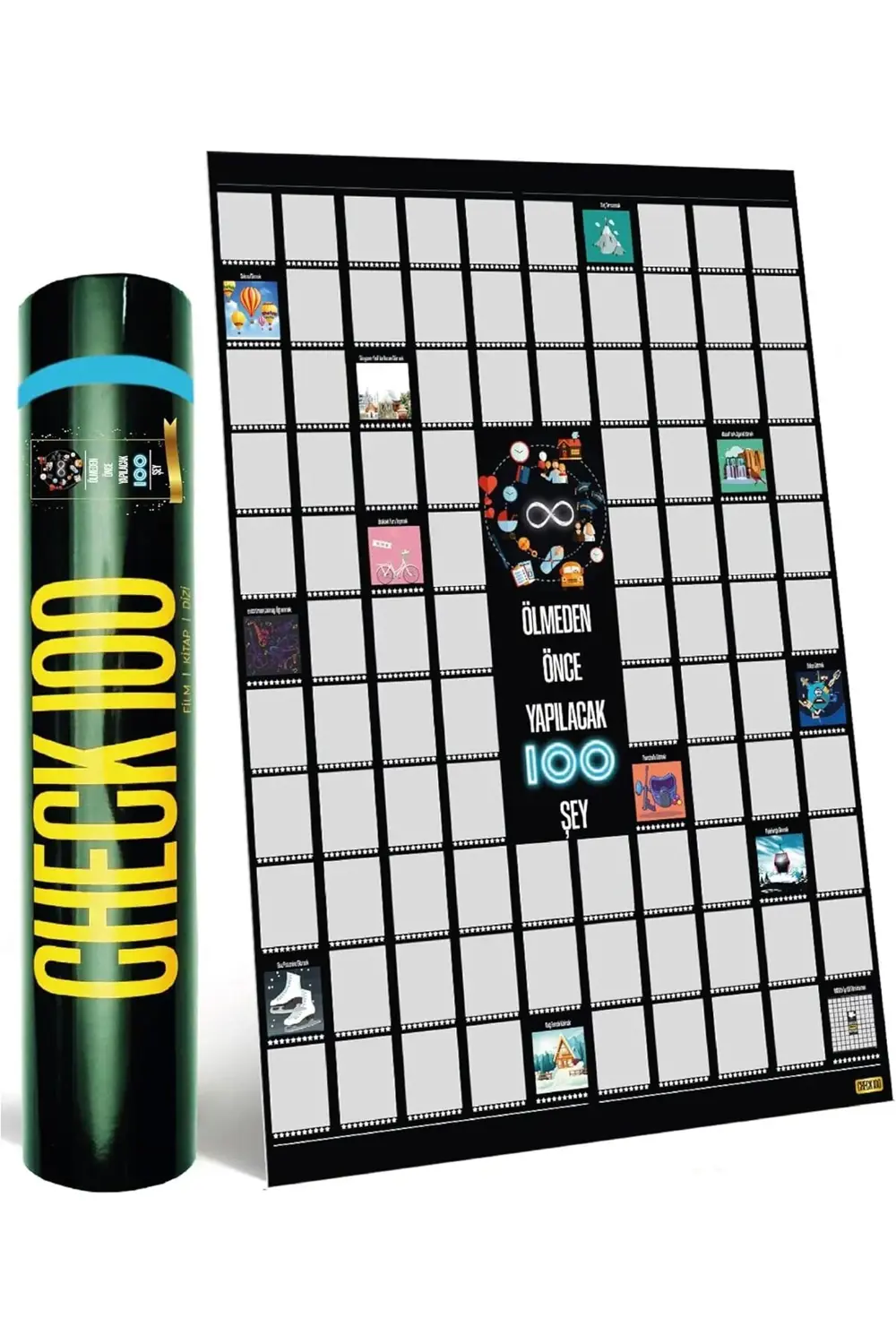 Ölmeden Önce Yapılacak 100 Şey Kazı kazan Poster 1175260