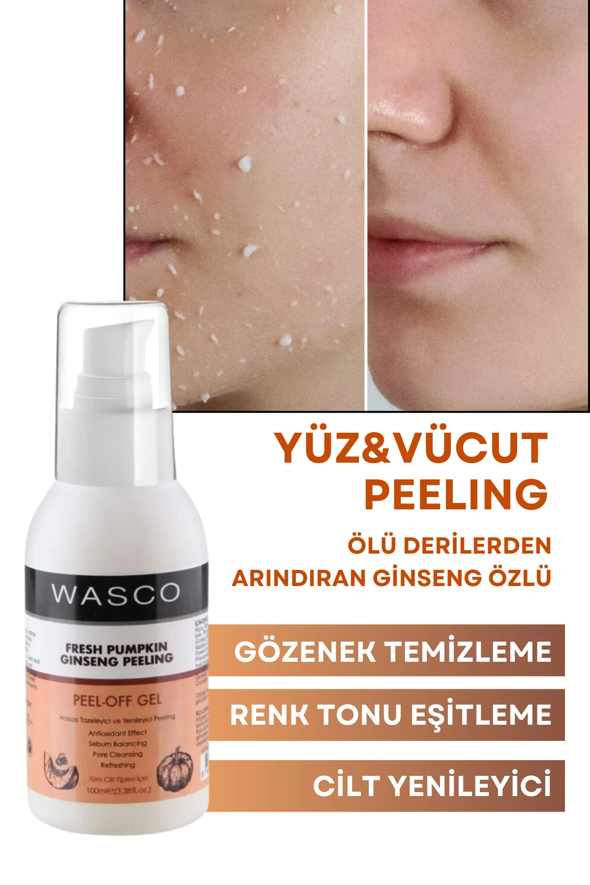Ölü Derilerden Arındıran Ginseng Özlü, Yenileyici, Aydınlatıcı Yü