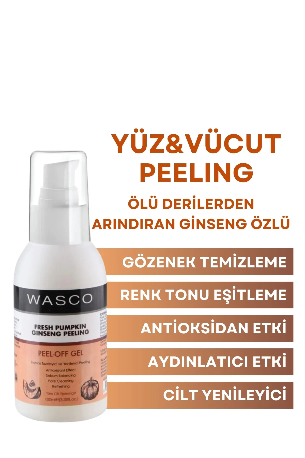 Ölü Derilerden Arındıran Ginseng Özlü, Yenileyici, Aydınlatıcı Yü