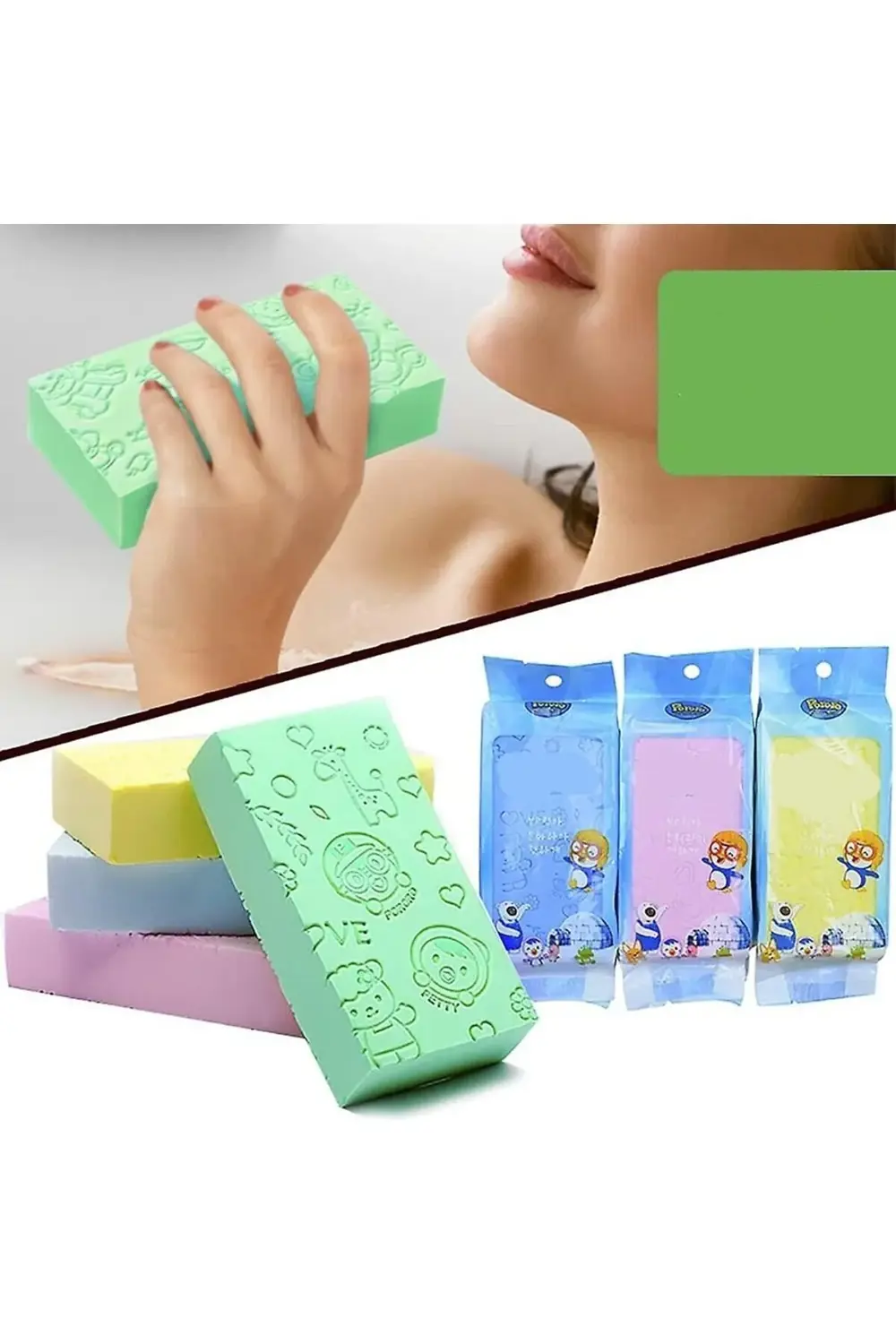 Ölü Derilerden Arındıran Sünger Kir Sökücü Sünger Peeling Banyo V