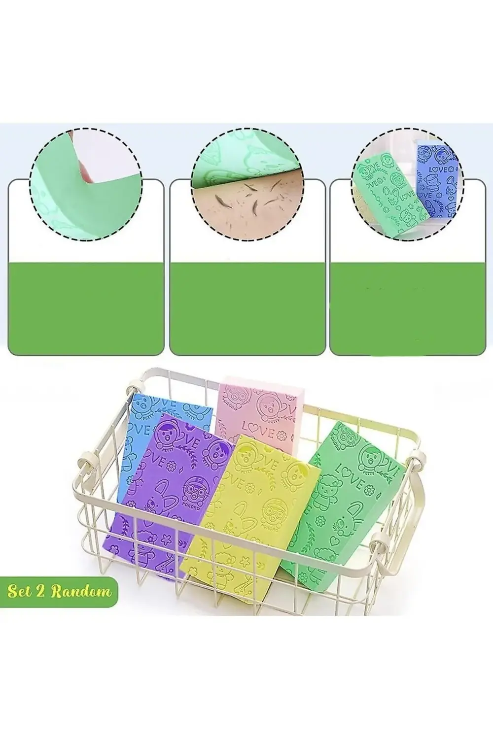 Ölü Derilerden Arındıran Sünger Kir Sökücü Sünger Peeling Banyo V