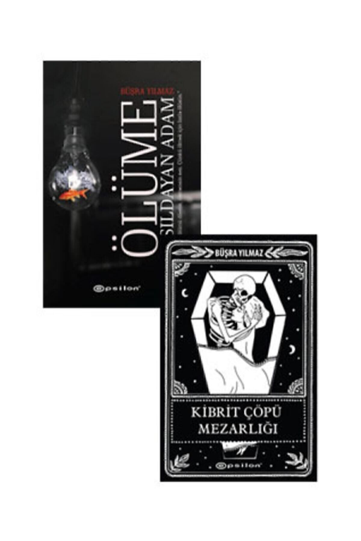 Ölüme Fısıldayan Adam - Kibrit Çöpü Mezarlığı 1-2 / Büşra Yılmaz / Karton Kapak 2'li Set