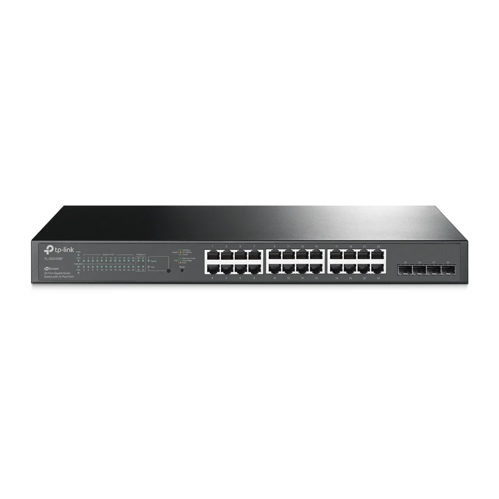 OMADA TL-SG2428P 24 PORT GIGABIT+ 4XGIGABIT SFP UPLINK 250W POE YÖNETİLEBİLİR RACKMOUNT SWITCH OMADA TL-SG2428P 24 PORT GIGABIT+ 4XGIGABIT SFP UPLINK 250W POE YÖNETİLEBİLİR RACKMOUNT SWITCH