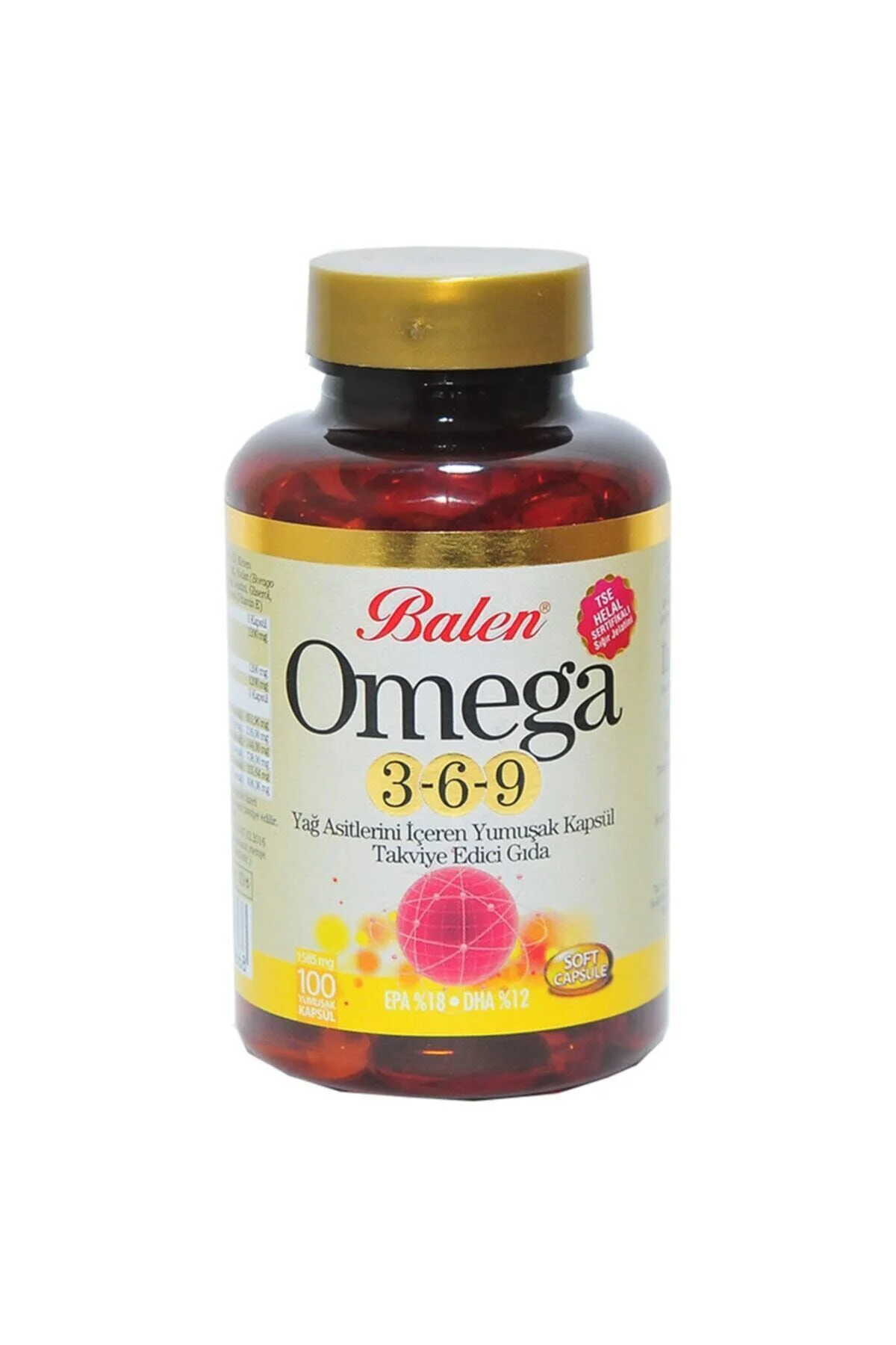 Omega 3-6-9 100 Yumuşak Kapsül*1585mg Fiyatı, Yorumları ve Özellikleri