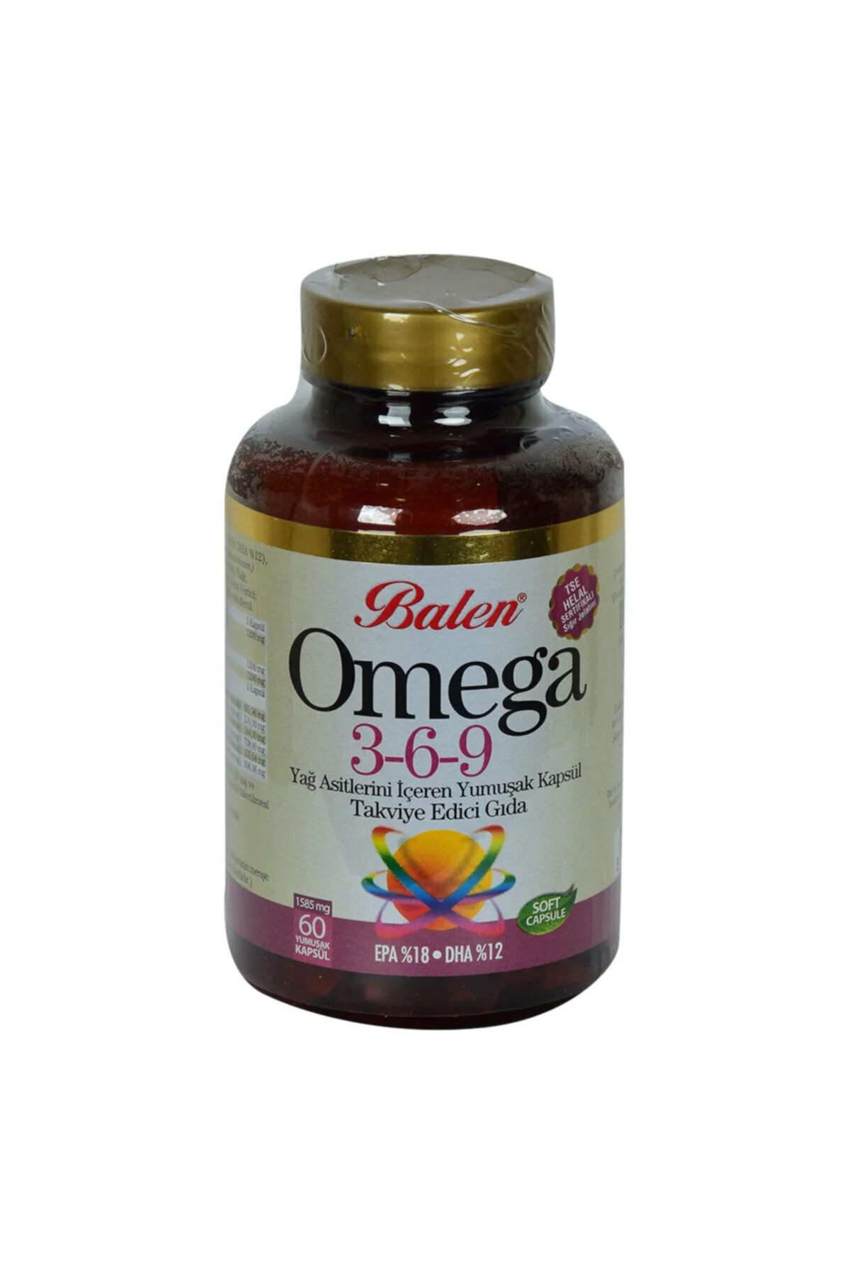 Omega 3-6-9 1585 Mg X 60 Yumuşak Kapsül Epa-18 Dha-12