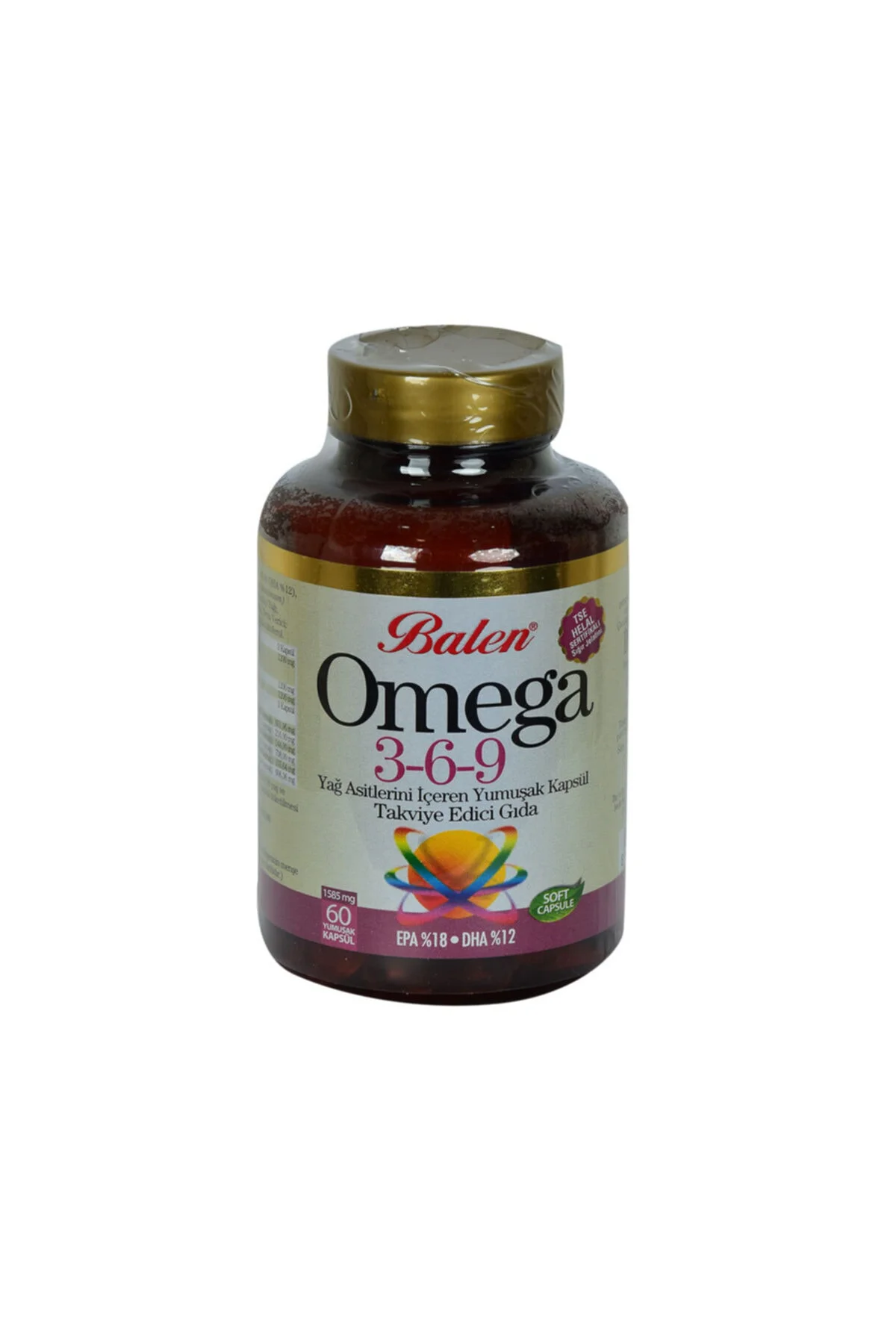 Omega 3-6-9 1585 Mg X 60 Yumuşak Kapsül Epa-18 Dha-12