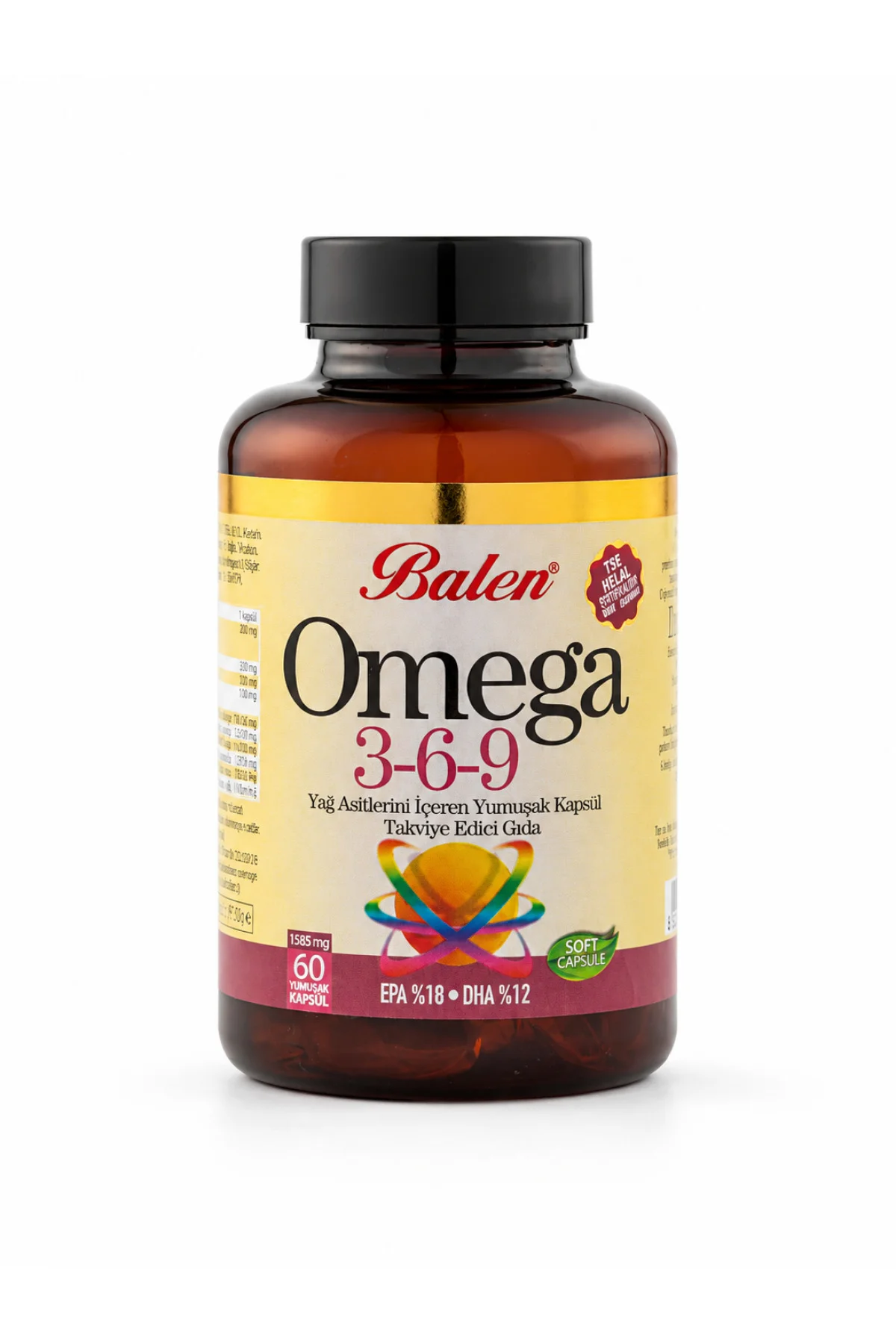 Omega 3-6-9 Yağ Asitlerini İçeren Yumuşak Kapsül
