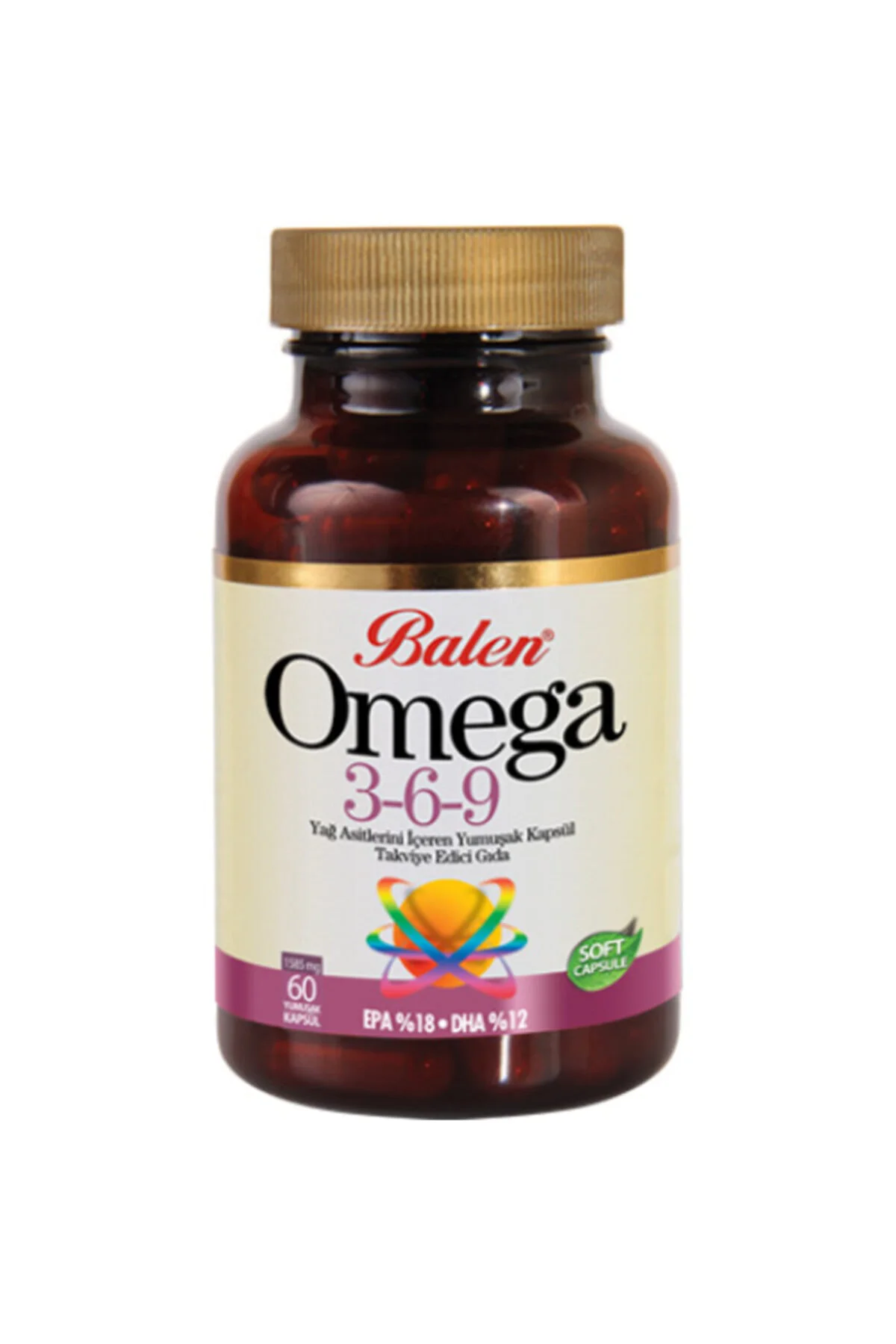 Omega 3-6-9 Yağı Asitleri 1585 Mg 60 Kapsül
