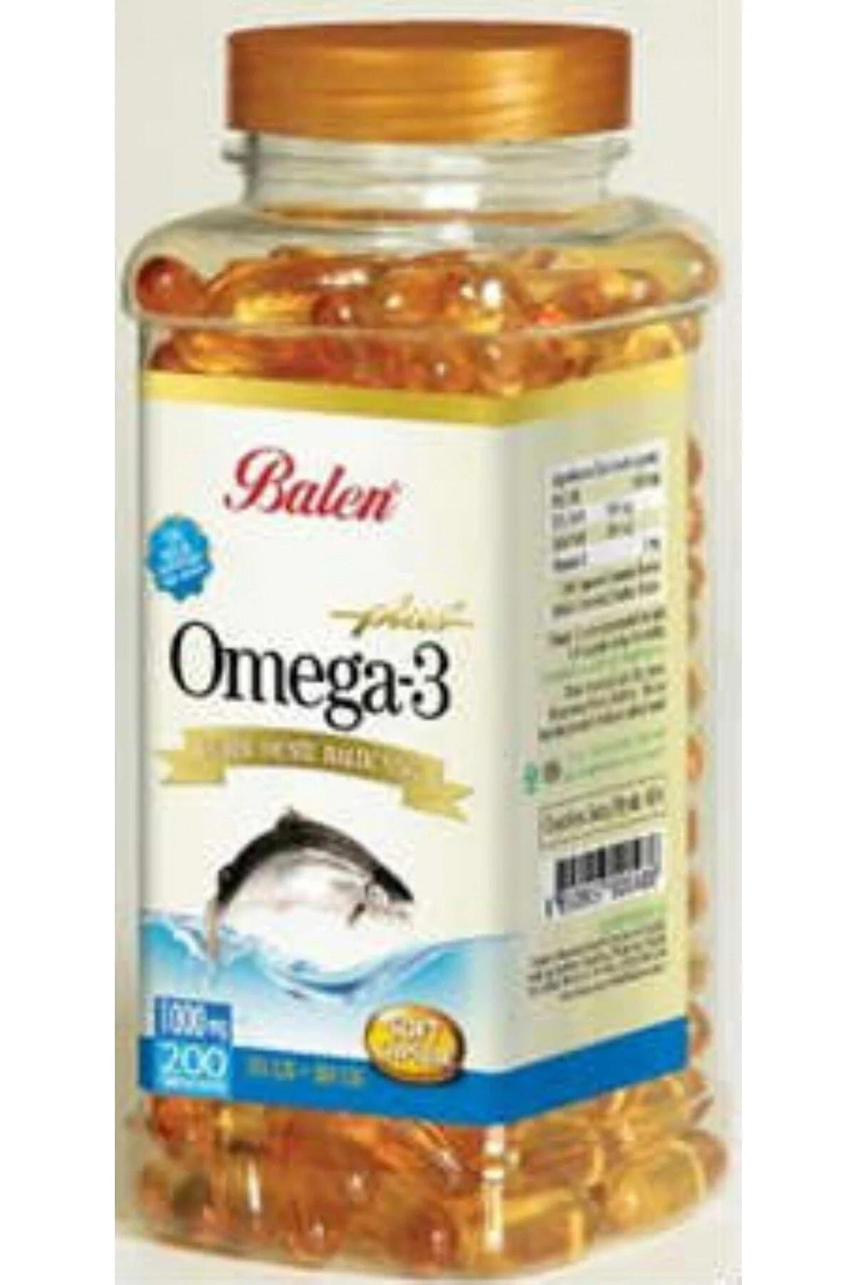 Omega 3 Balık Yağı 1380 Mg 200 Softjel Kapsül