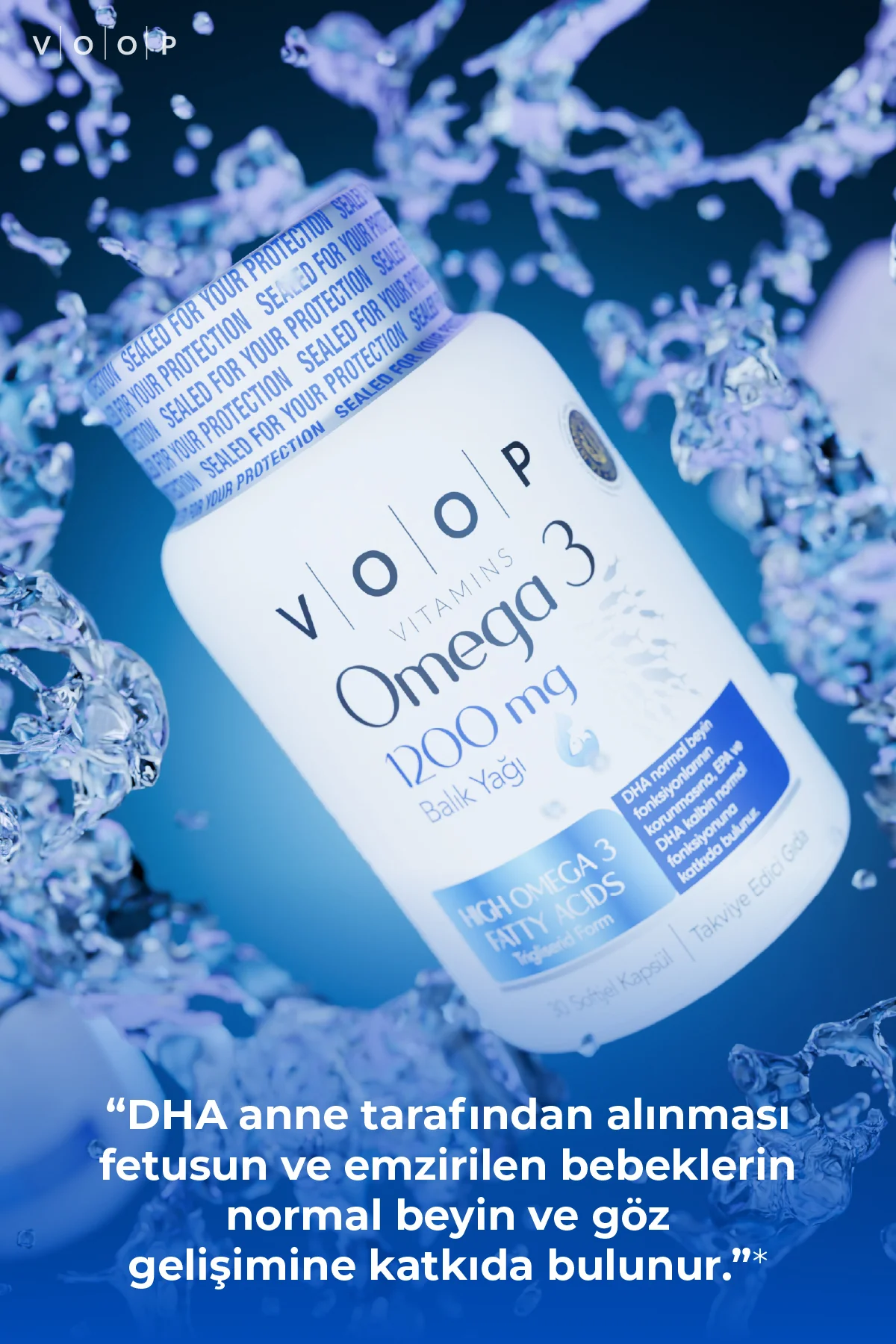 Omega 3 Balık Yağı 1200 Mg 30 Kapsül
