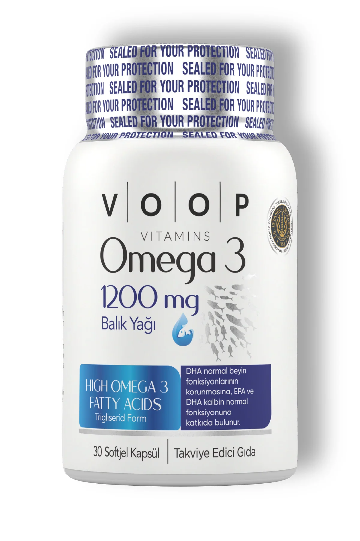 Omega 3 Balık Yağı 1200 Mg 30 Kapsül