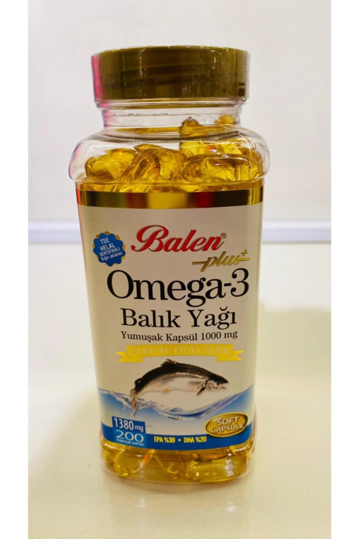 Omega 3 Balık Yağı 200 Kapsül