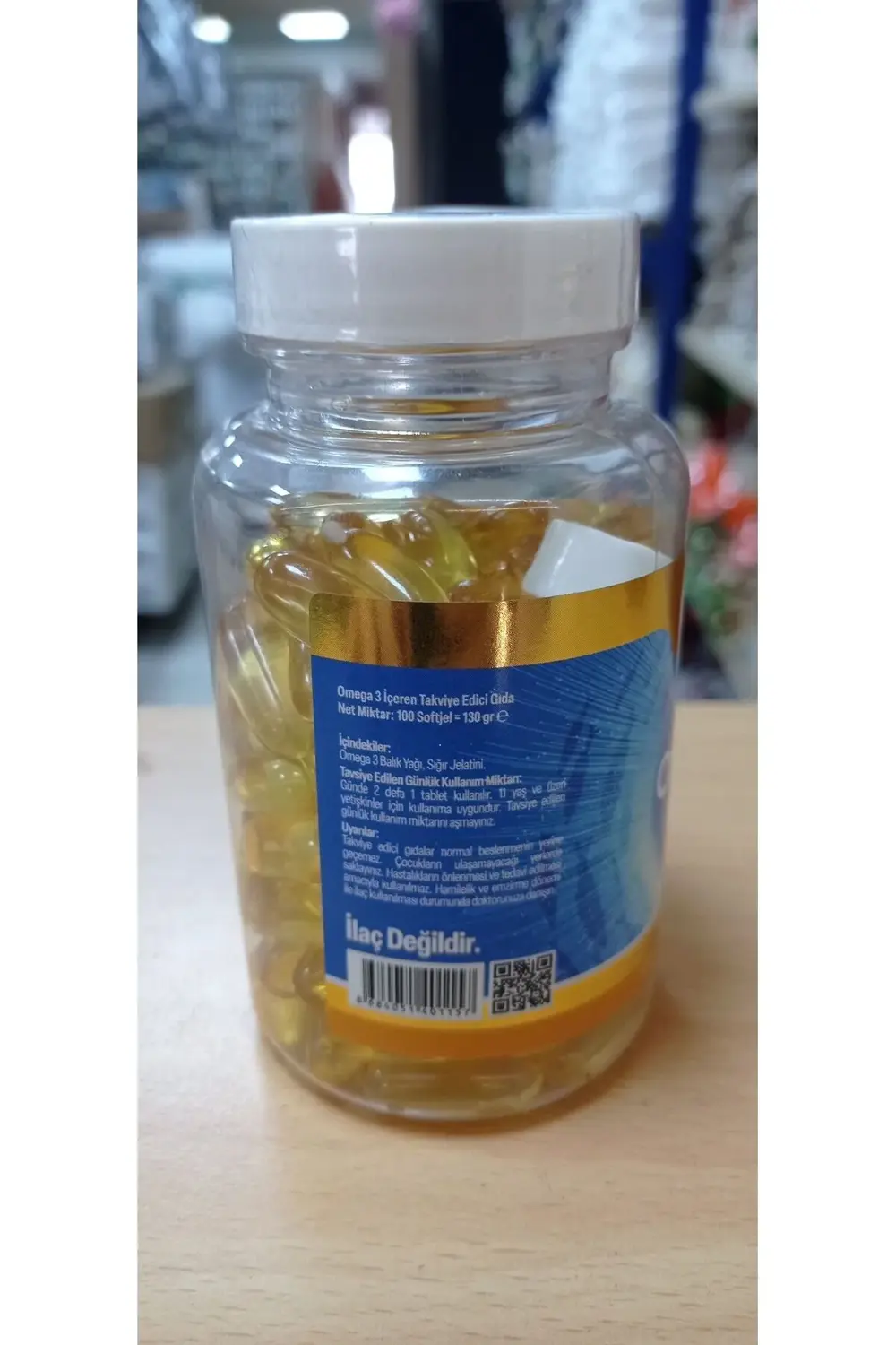 Omega 3 Balık Yağı Softgel 100 Adet