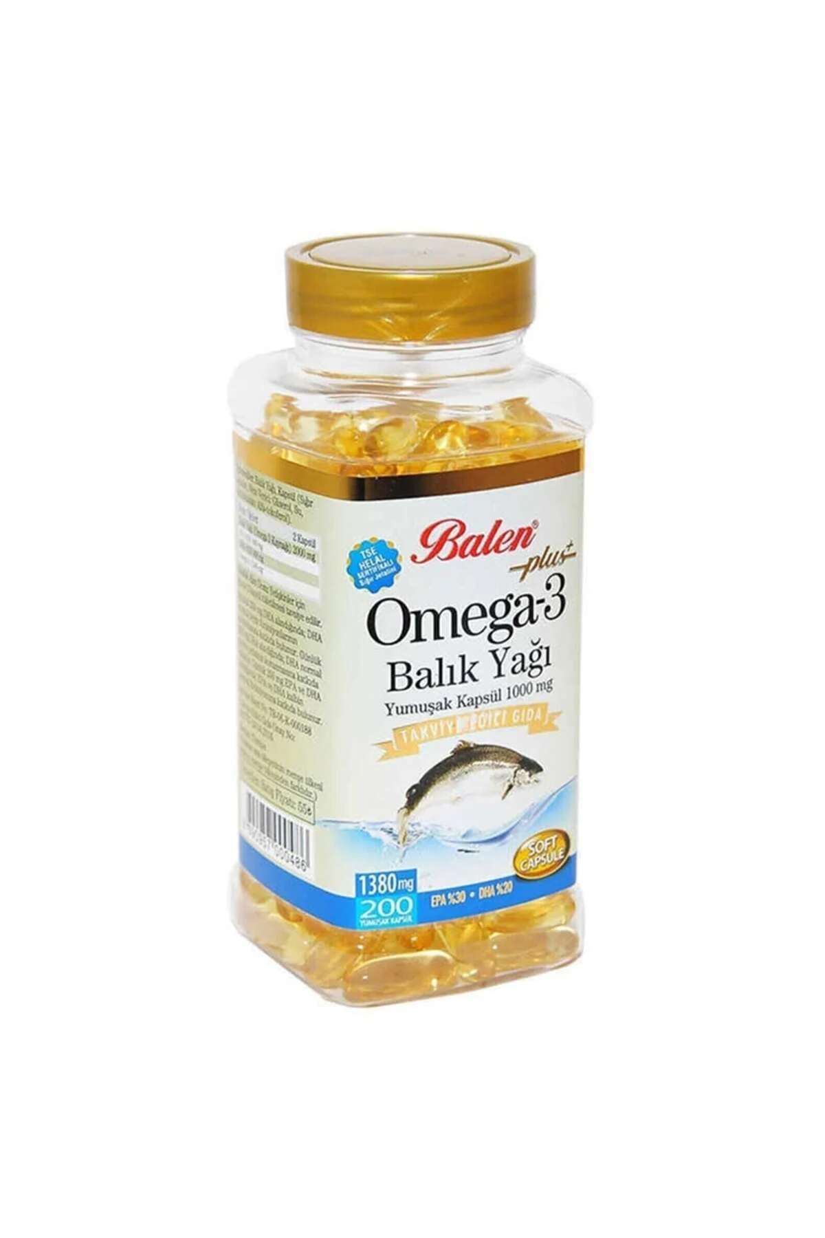 Omega 3 Balık Yağı Yumuşak Kapsül 1380 Mg* 200 Kapsül