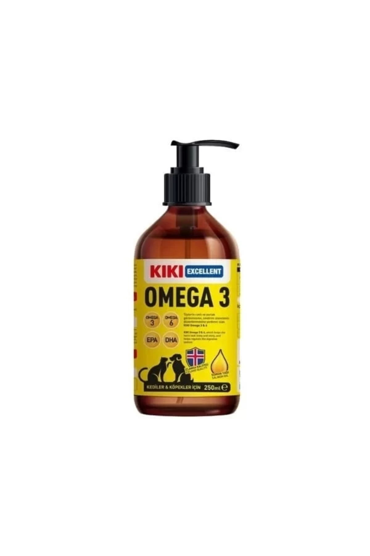 Kiki Excellent Omega 3 Kedi Ve Köpek İçin Balık Yağı 250 Ml