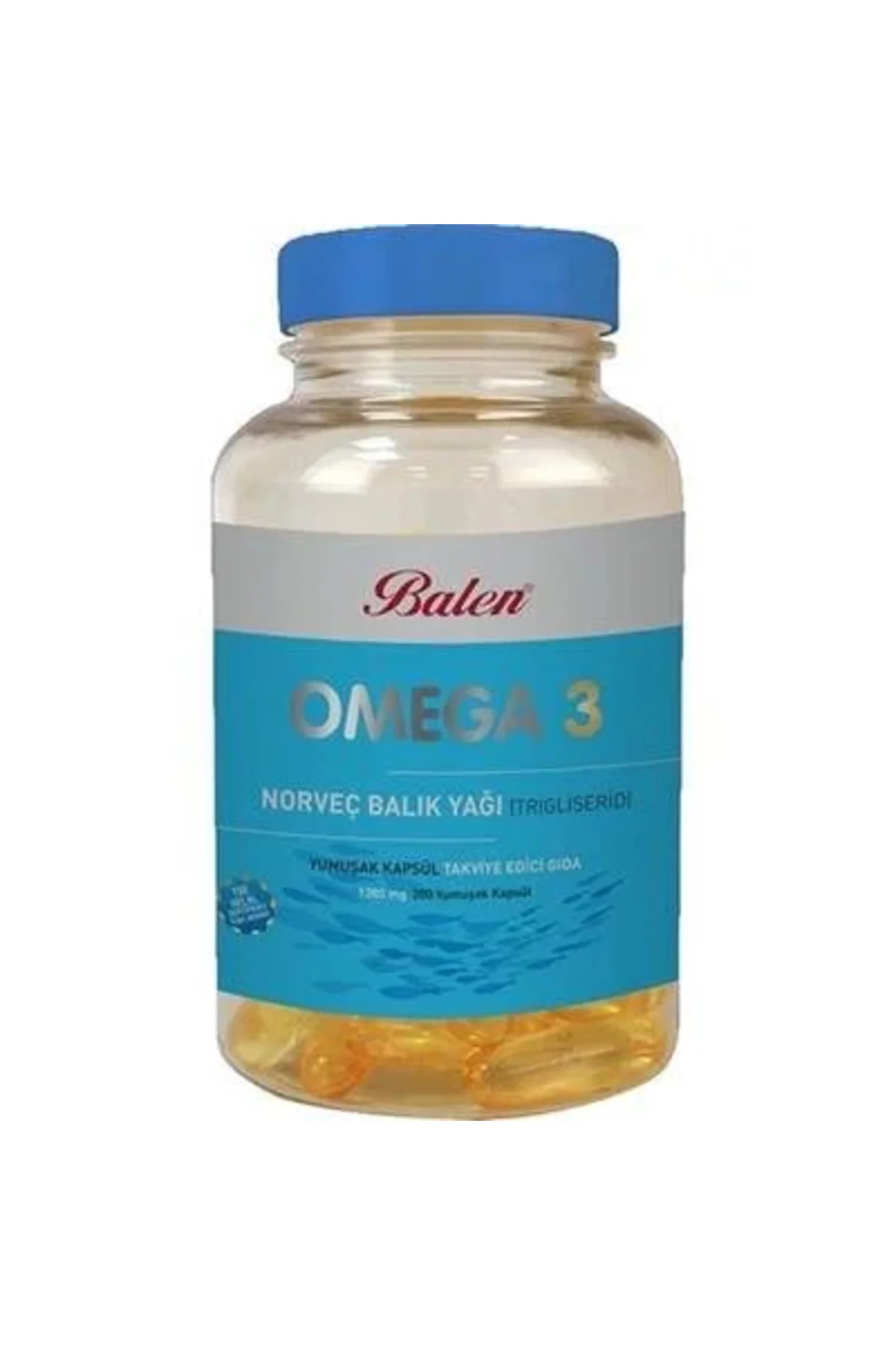 Omega 3 Norveç Balık Yağı 1380 mg 100 softjel