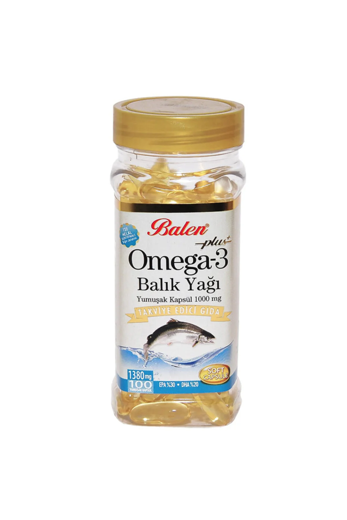 Omega-3 Plus+ Balık Yağı 100 Kapsül