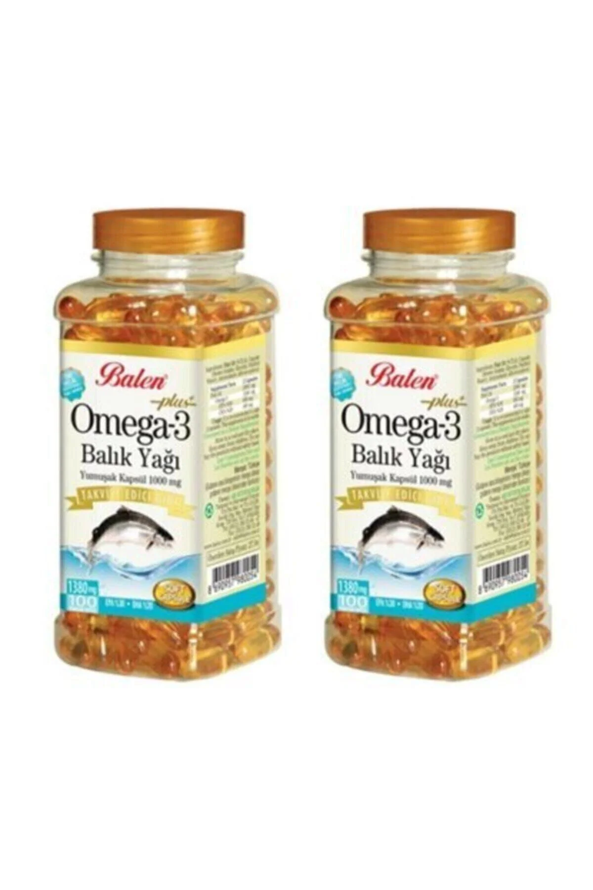 Omega-3 Plus+ Balık Yağı 100 Kapsül