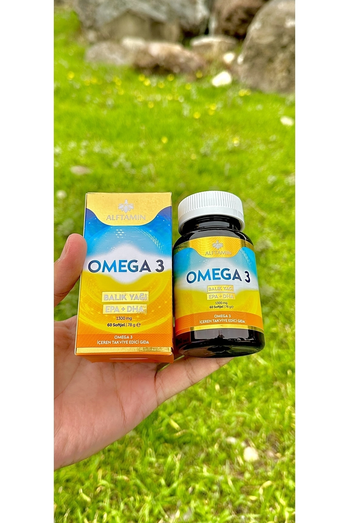 Omega 3 Premium Kalite Balık Yağı 30 Günlük Fish Oil Epa Dha 1300