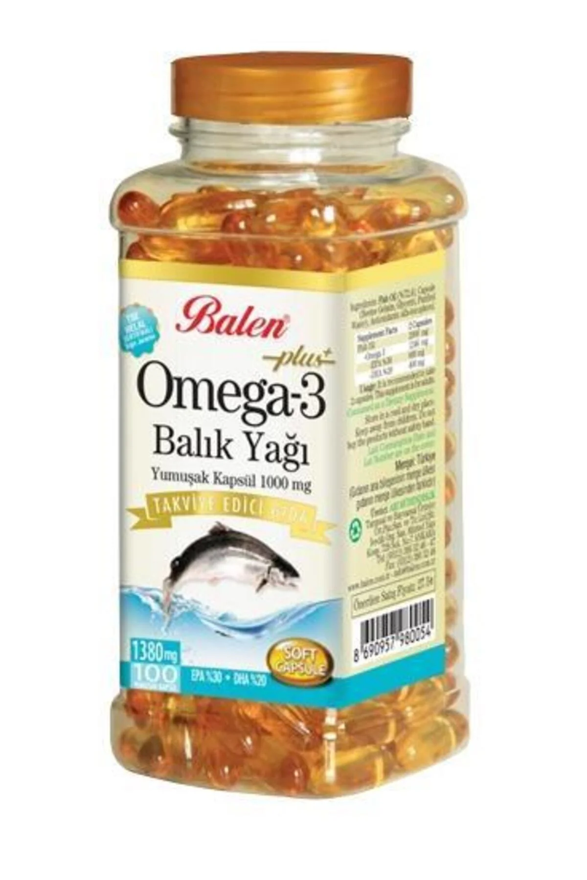 Omega-3 Soft Jel 100 Kapsül