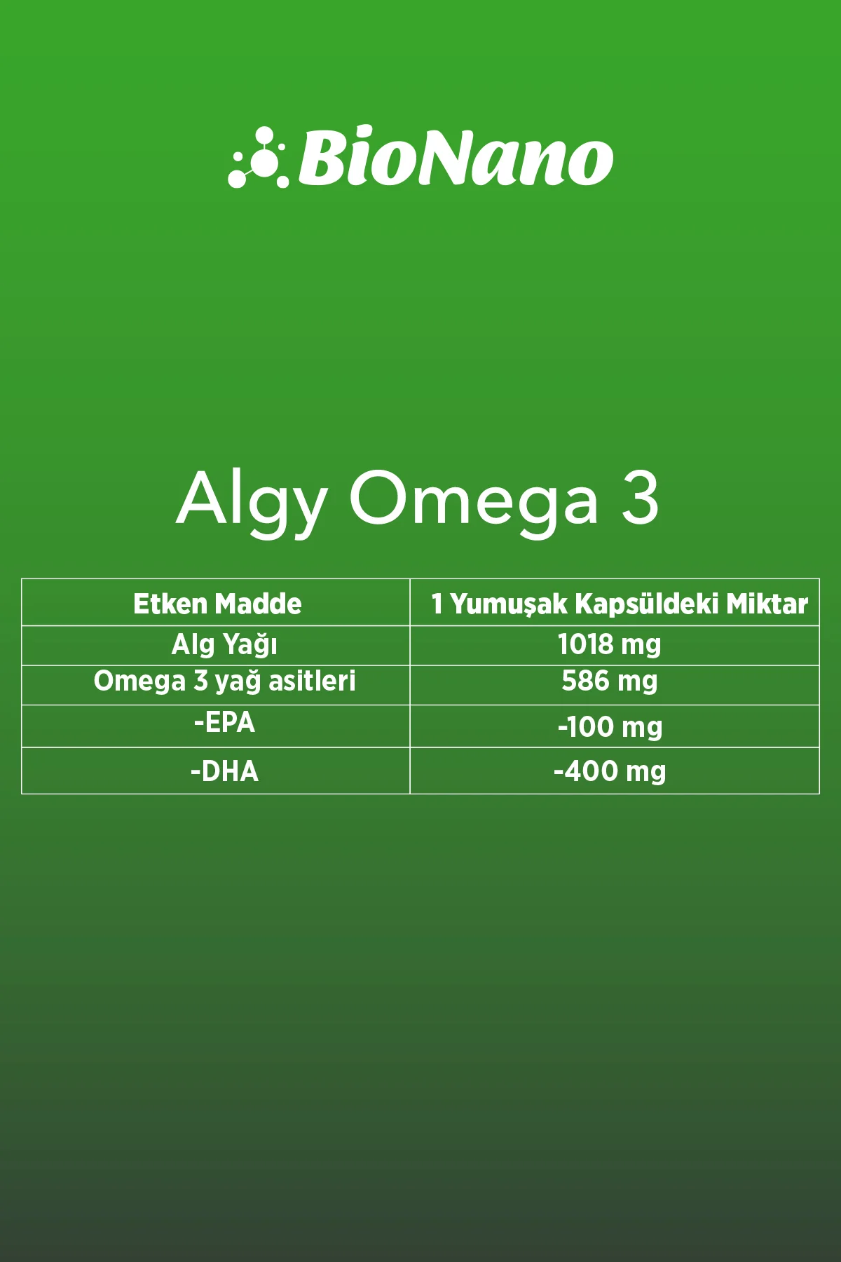 Omega 3 Yüksek Dha | Epa | Alg Kaynaklı Bitkisel Vegan Omega 3 Omega 3 Yüksek Dha | Epa | Alg Kaynaklı Bitkisel Vegan Omega 3 - Görsel 3