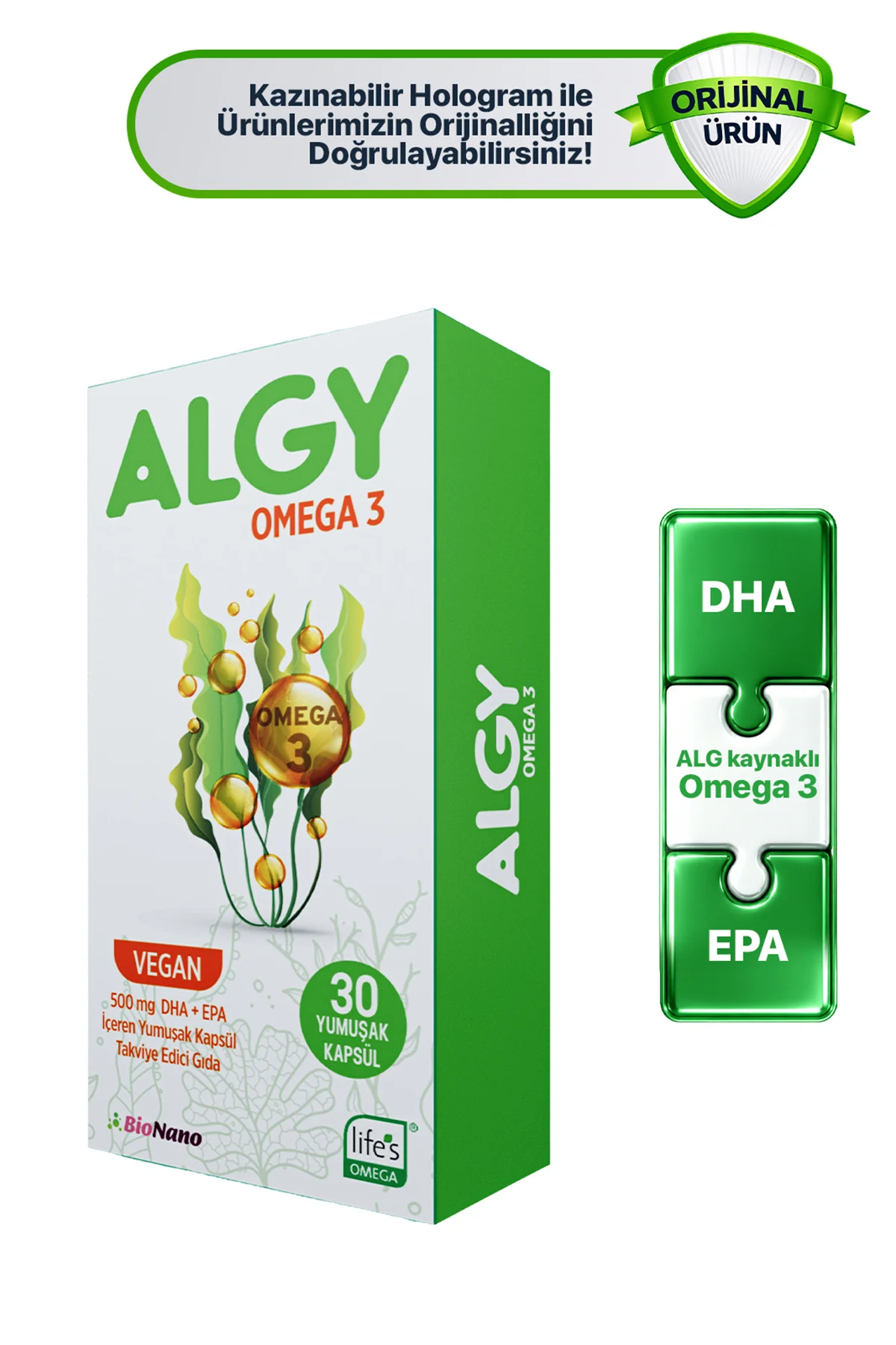 Omega 3 Yüksek Dha | Epa | Alg Kaynaklı Bitkisel Vegan Omega 3 Omega 3 Yüksek Dha | Epa | Alg Kaynaklı Bitkisel Vegan Omega 3