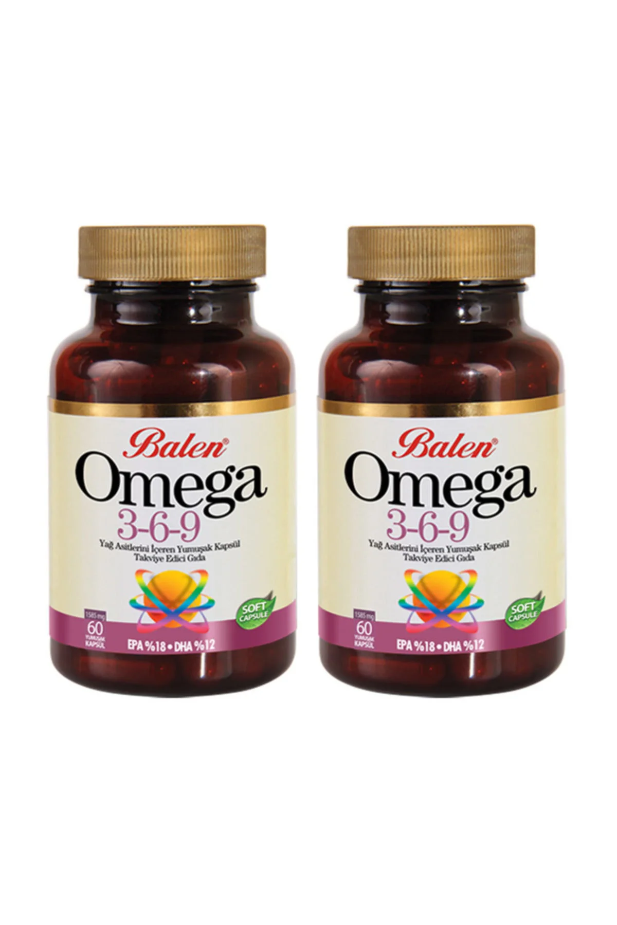 Omega 3,6,9 Yumuşak Kapsül - 60 Kapsül X 2 Kutu