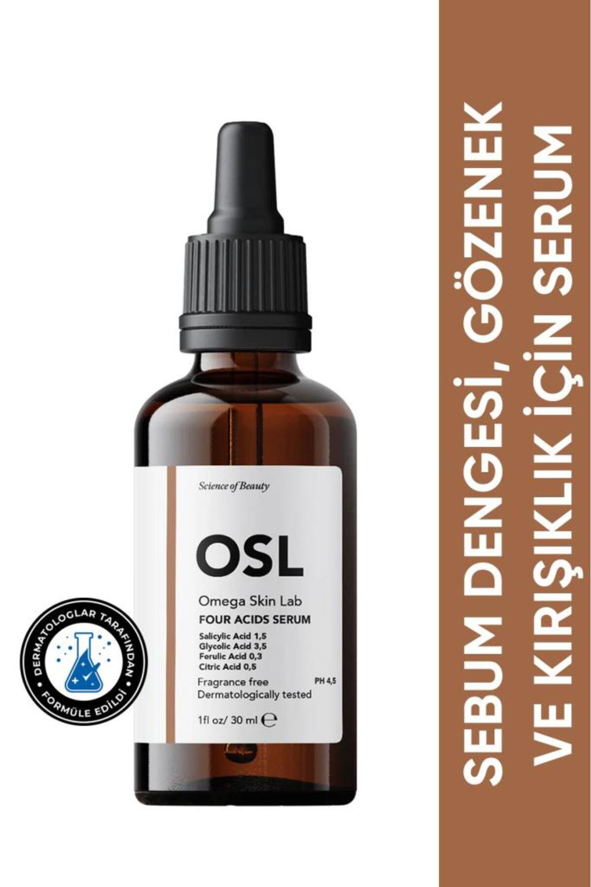 Osl Omega Skin Lab Omega Skın Lab Four Acids Serum 30 Ml