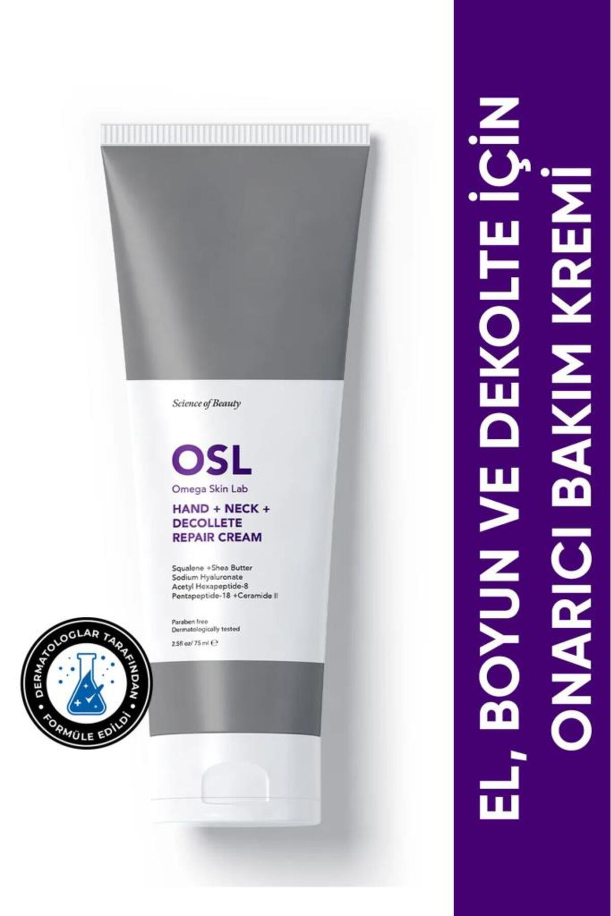 Osl Omega Skin Lab Omega Skın Lab Hand Neck Decollete Repair Cream 75 Ml