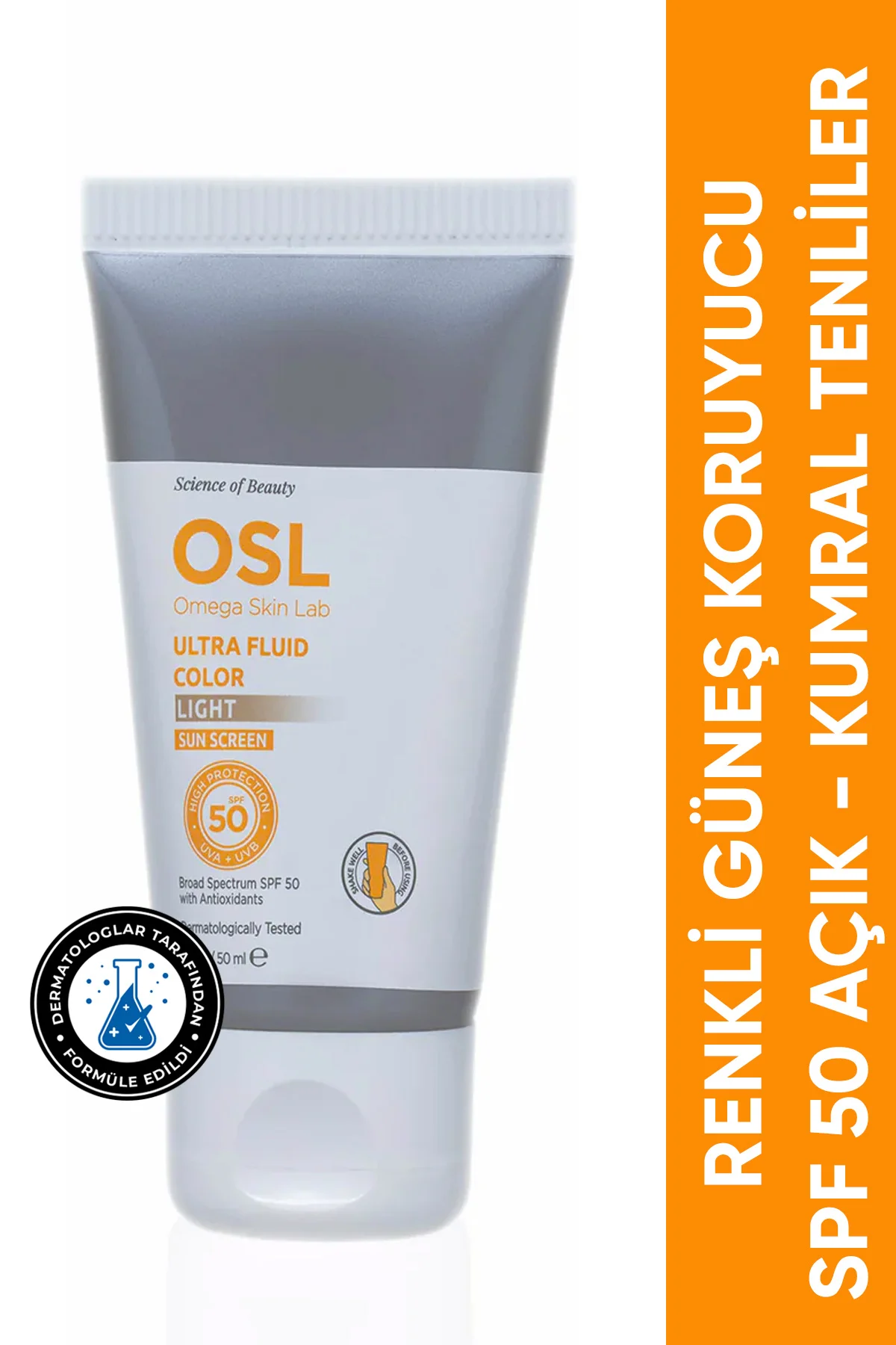 Omega Skın Lab Ultra Fluid Color Light Spf50 50 ml
