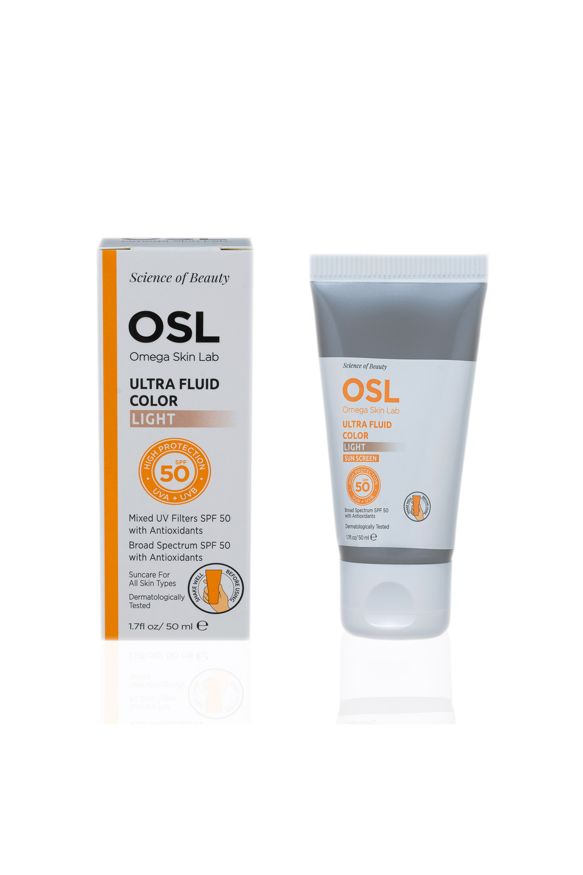 Osl Omega Skin Lab Omega Skın Lab Ultra Fluid Color Light Spf50 50 Ml