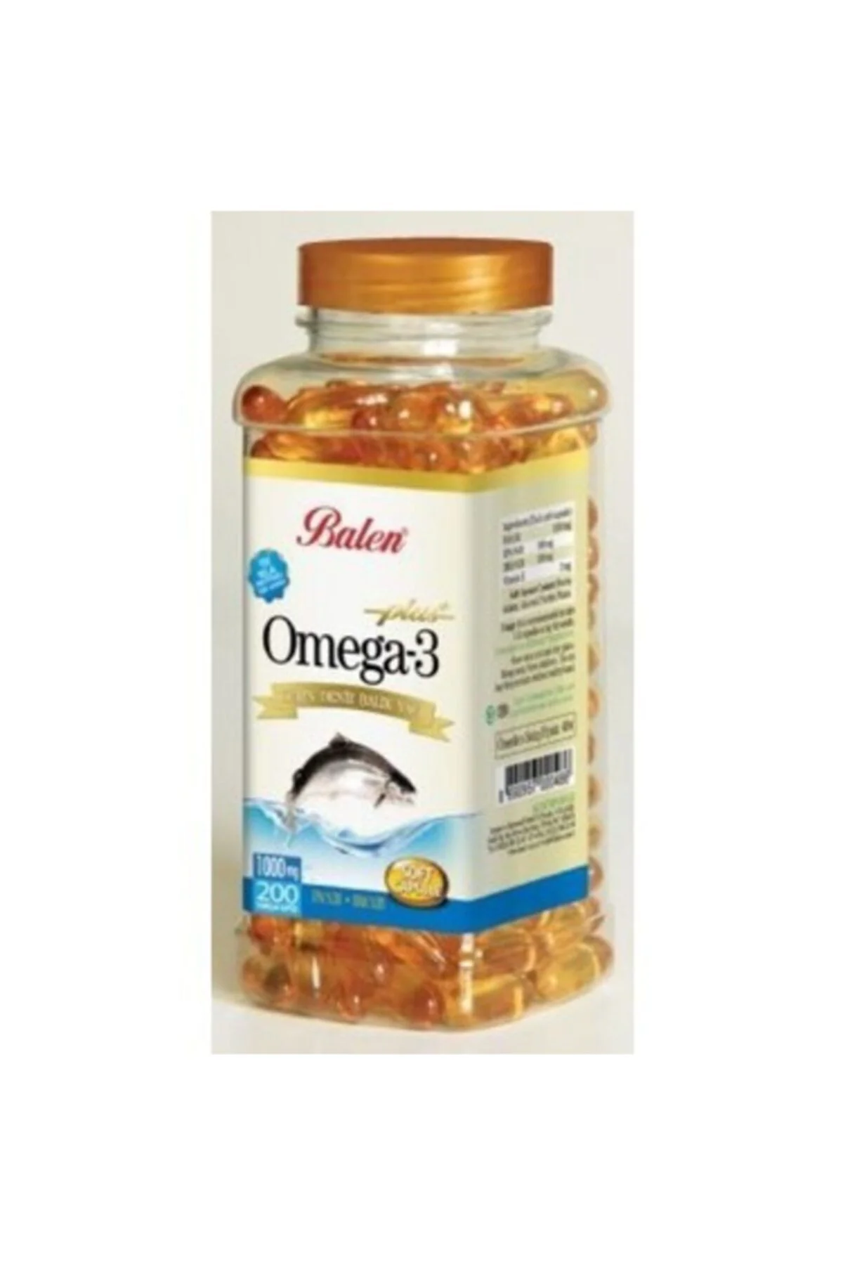 Omega3 Balık Yağı 1380 Mg 100 Kapsül
