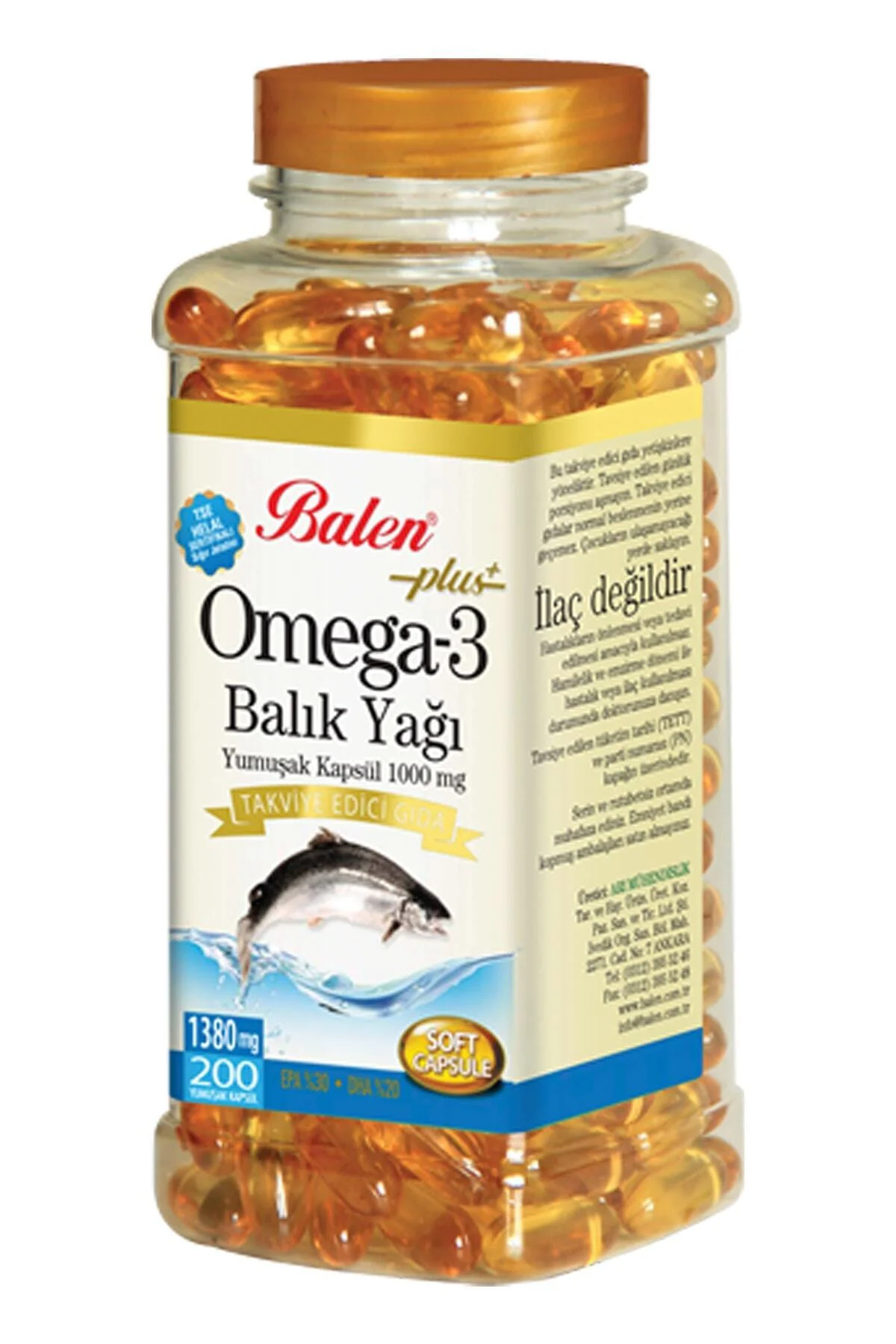 Omega3 Balık Yağı 200lük