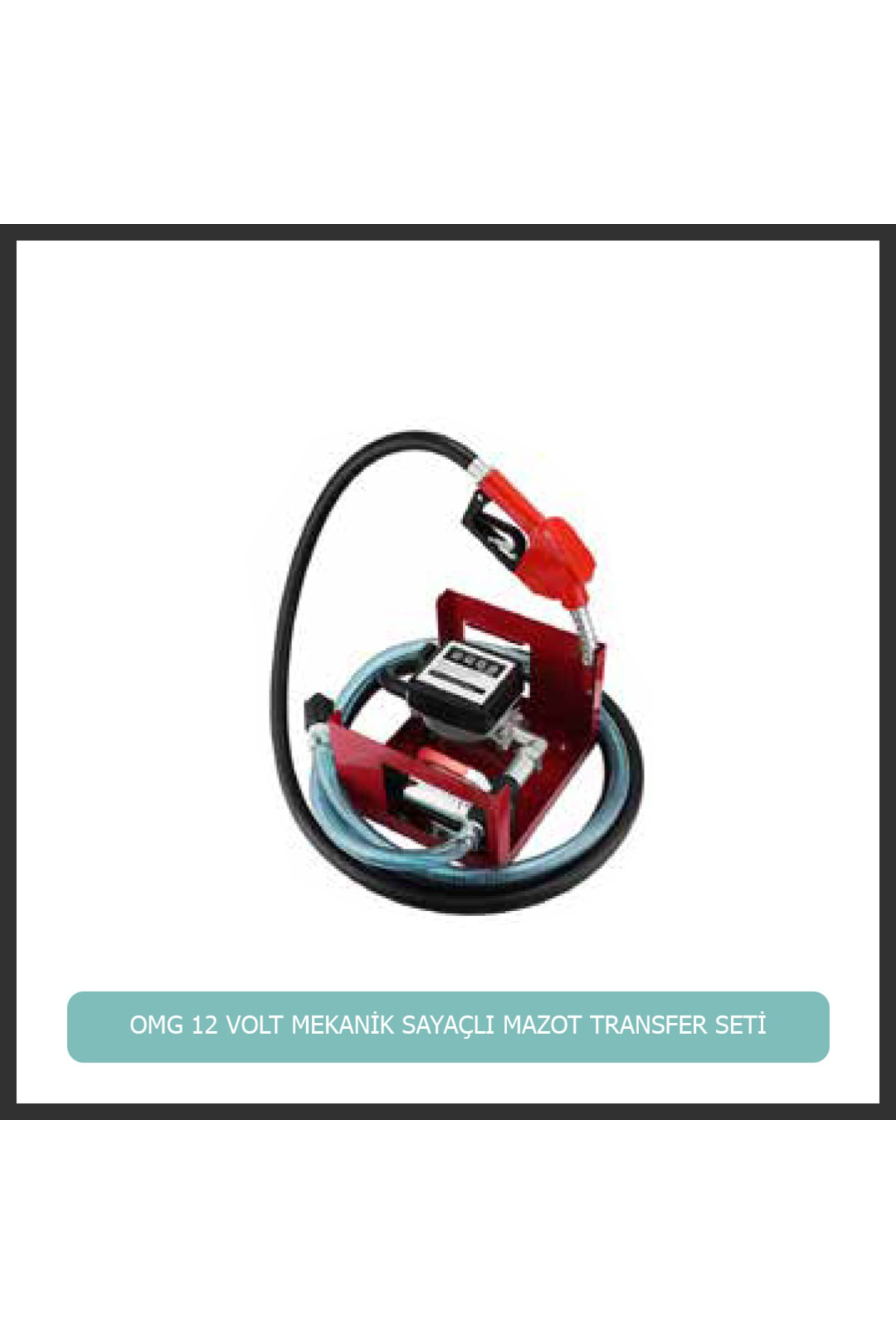 Omg 12 Volt Mekanik Sayaçlı Mazot Transfer Seti