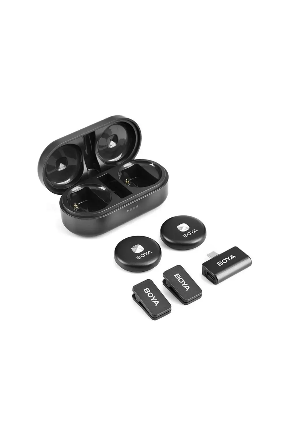 Omic-u Wireless Ikili Yaka Mikrofonu Type-c (SİYAH)