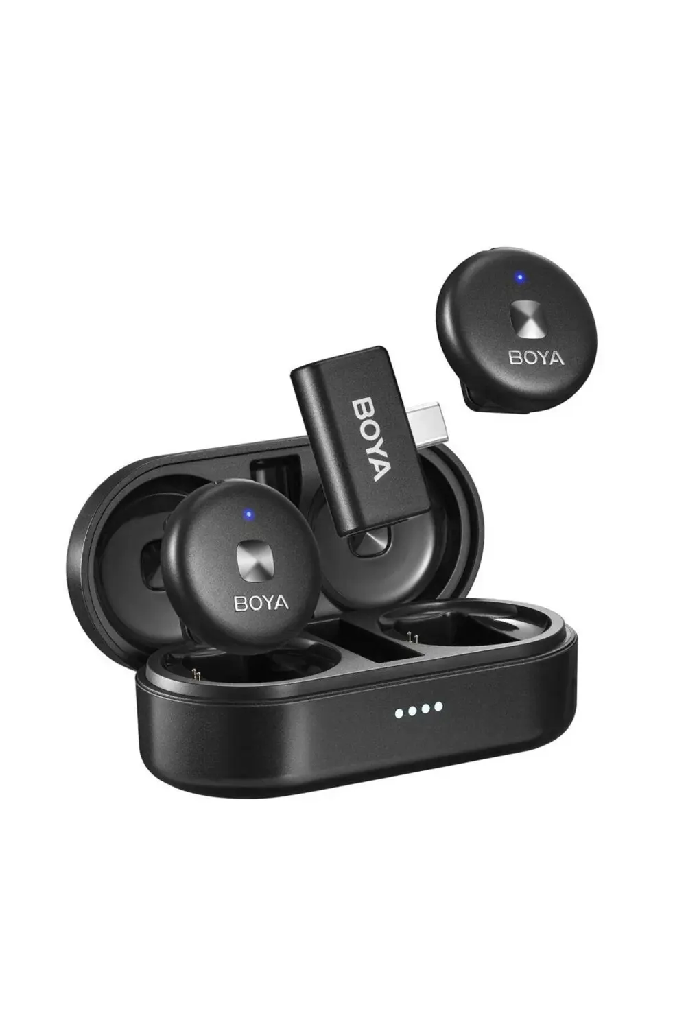 Omic-u Wireless Ikili Yaka Mikrofonu Type-c (SİYAH)