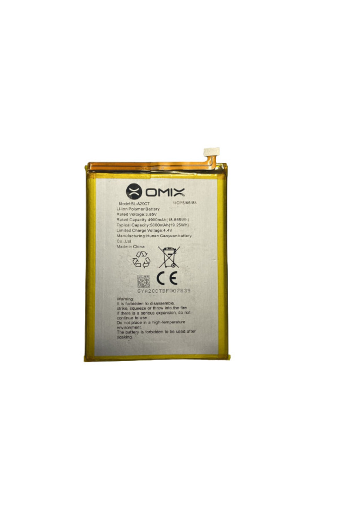 Axya Omix X300 Pil Batarya 5000 Mah